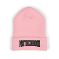 Motherhood Embroidered Cuffed Beanie — Cozy Mom Knit Hat
