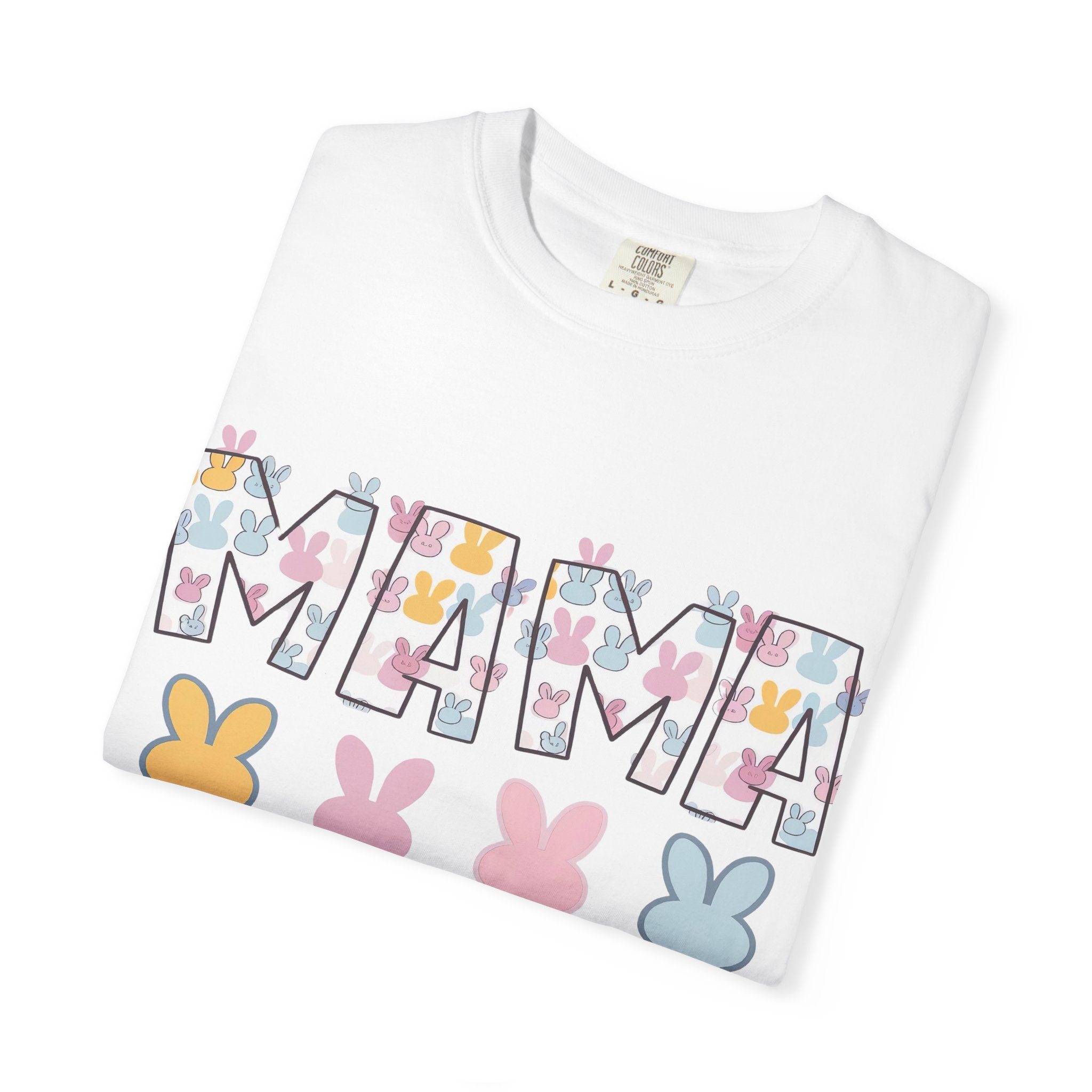 Mama Floral Peep Tee — Easter Bunny Pastel Mother's Day T-Shirt
