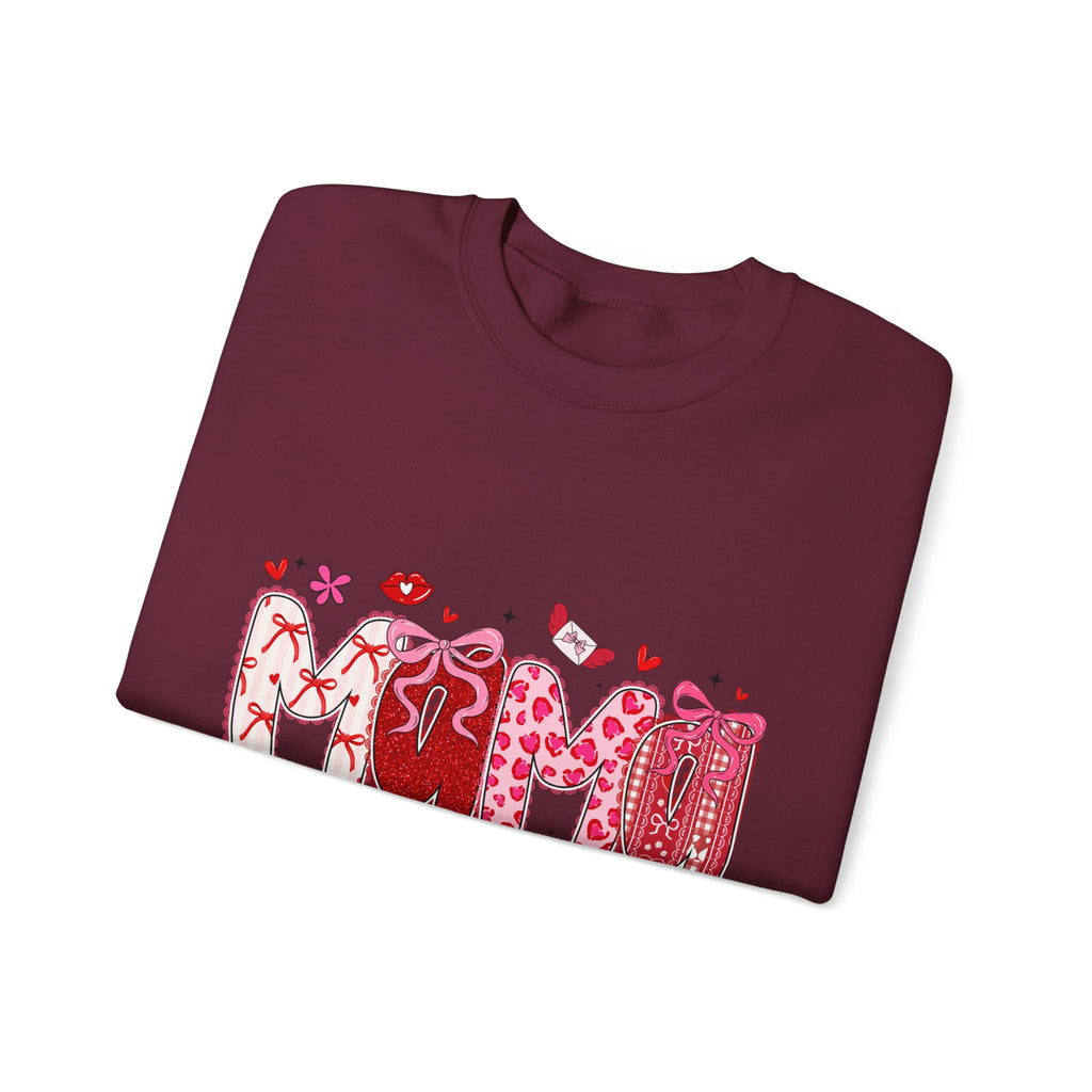 Heart Graphic Sweatshirt - Cute Valentine’s Day