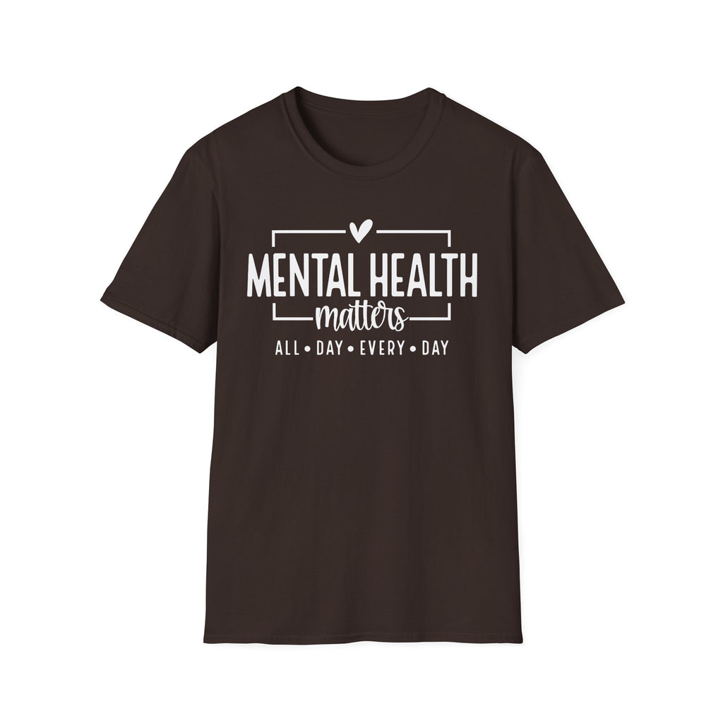 Mental Health Matters T-Shirt — "All Day • Every Day" Awareness Tee