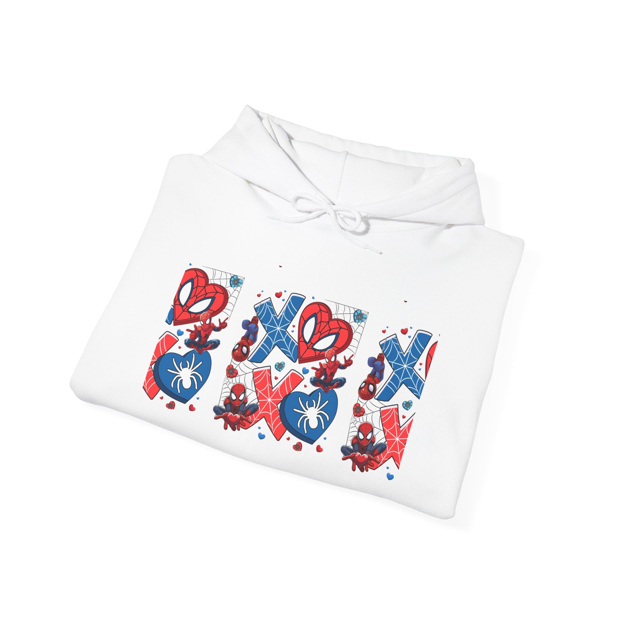 Spider-Man Hearts and Stars Hoodie | Love Design
