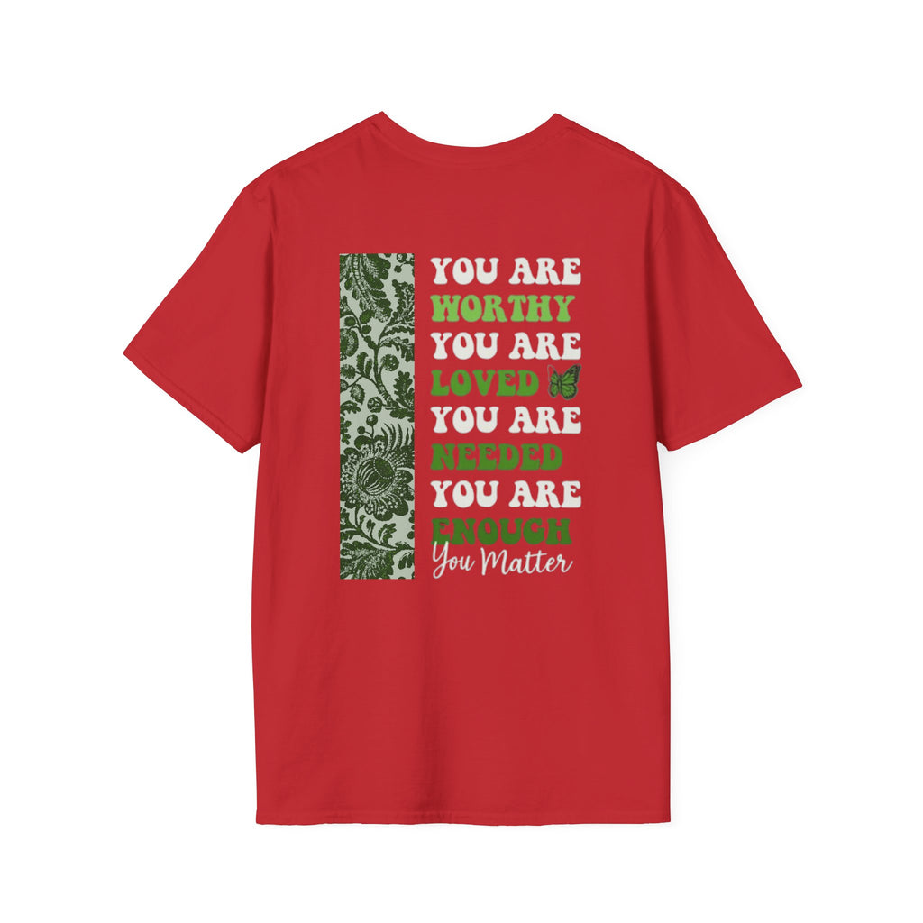 Mental Health Awareness T-Shirt — "It's Okay to Not Be Okay" with Green Ribbon