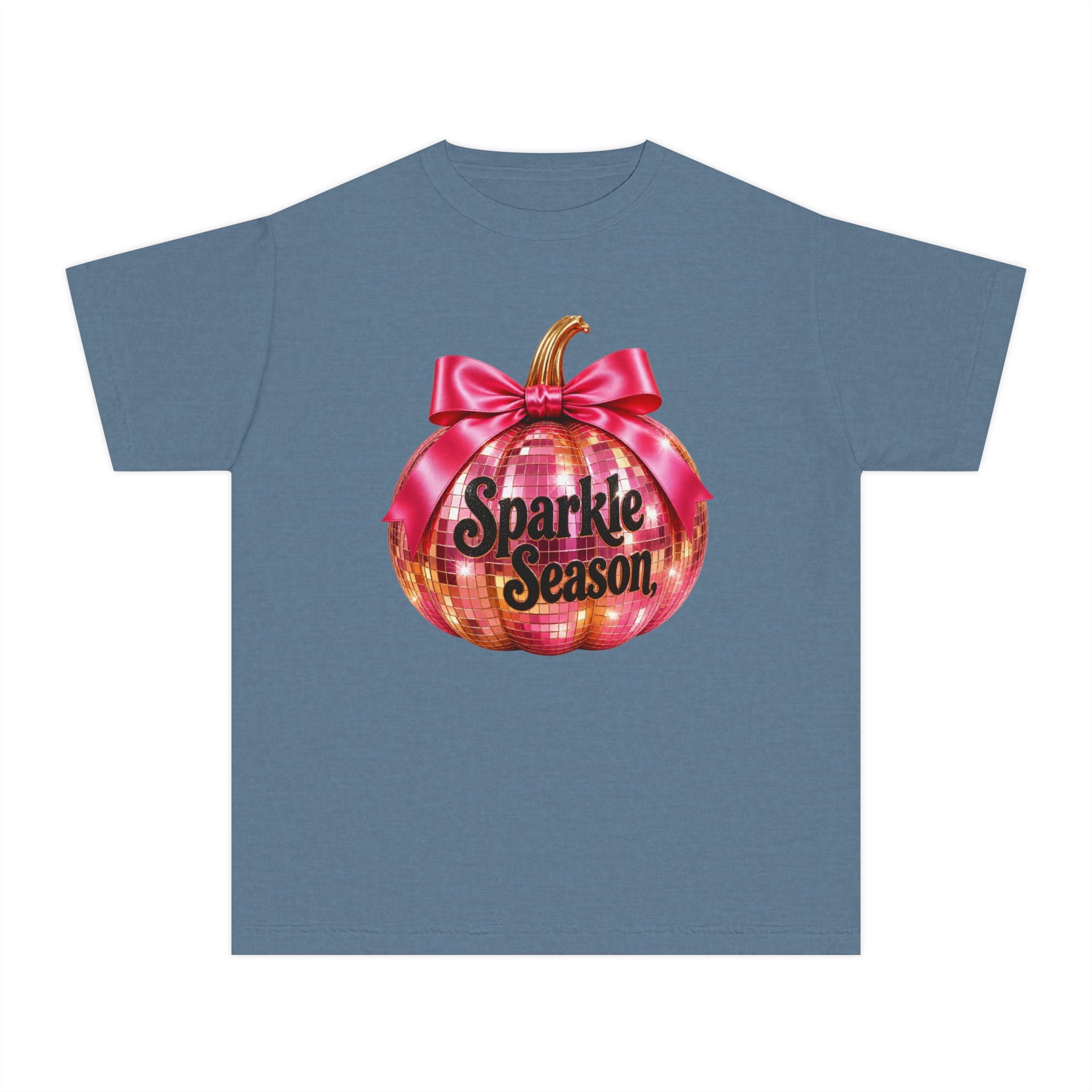 Sparkle Season Pumpkin Youth T‑Shirt