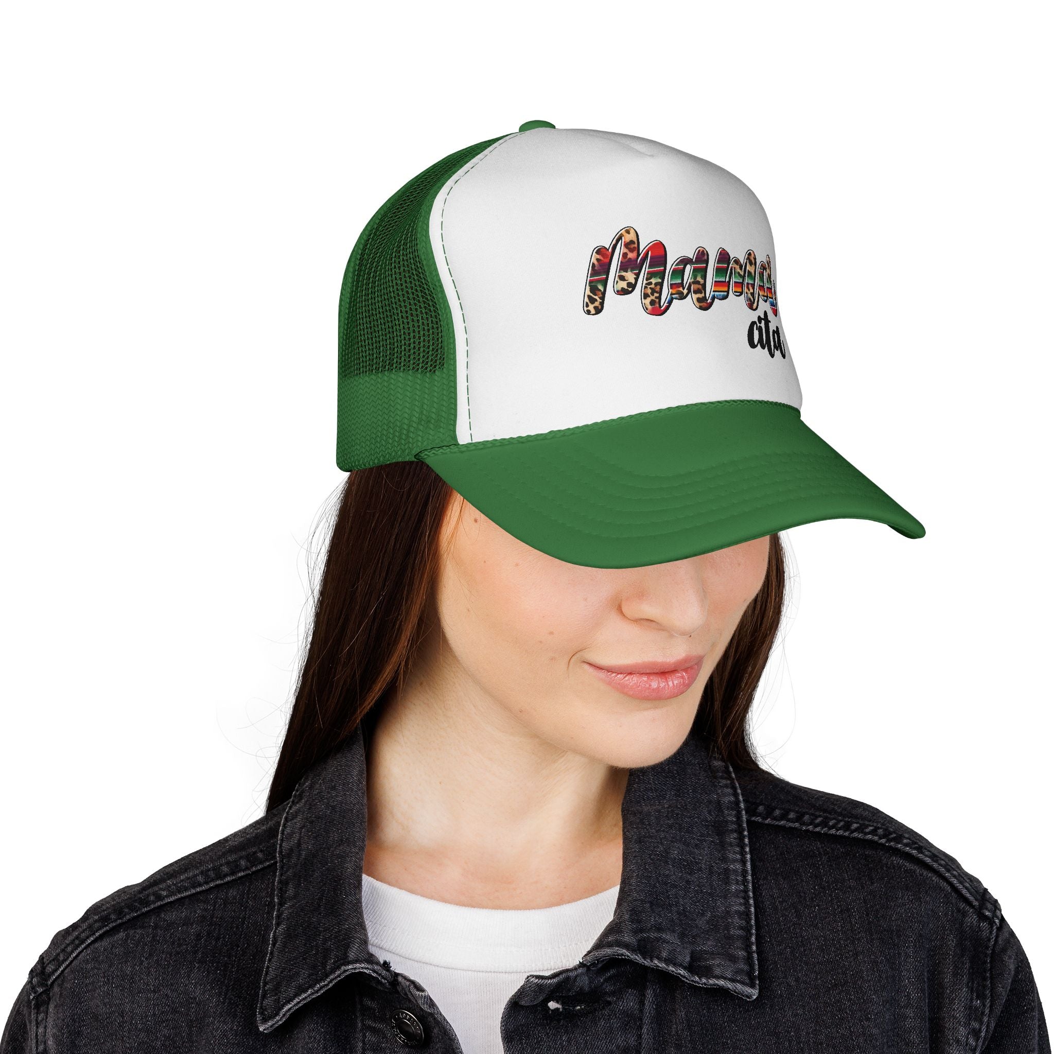 Mama Alta Trucker Cap — Serape Pattern Mom Hat