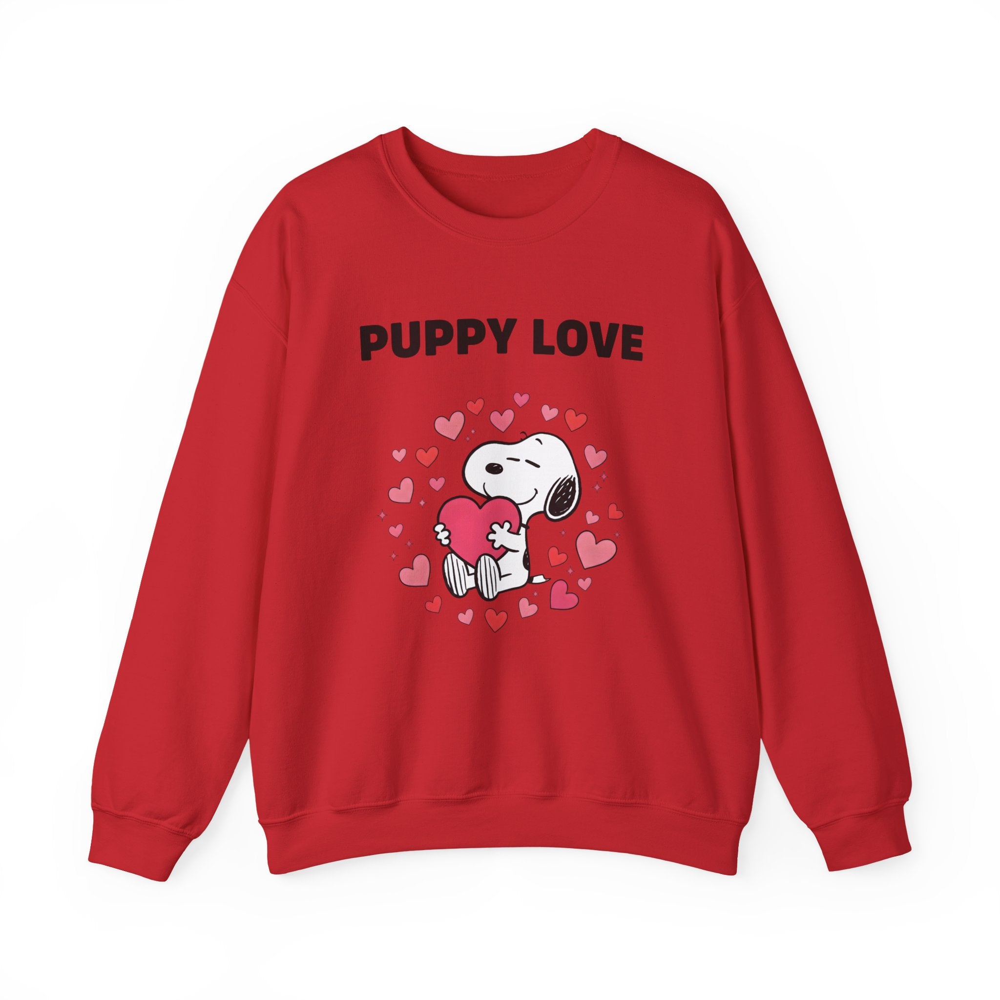 Puppy Love Snoopy Heart sweatshirt | Cute dog Valentine crewneck