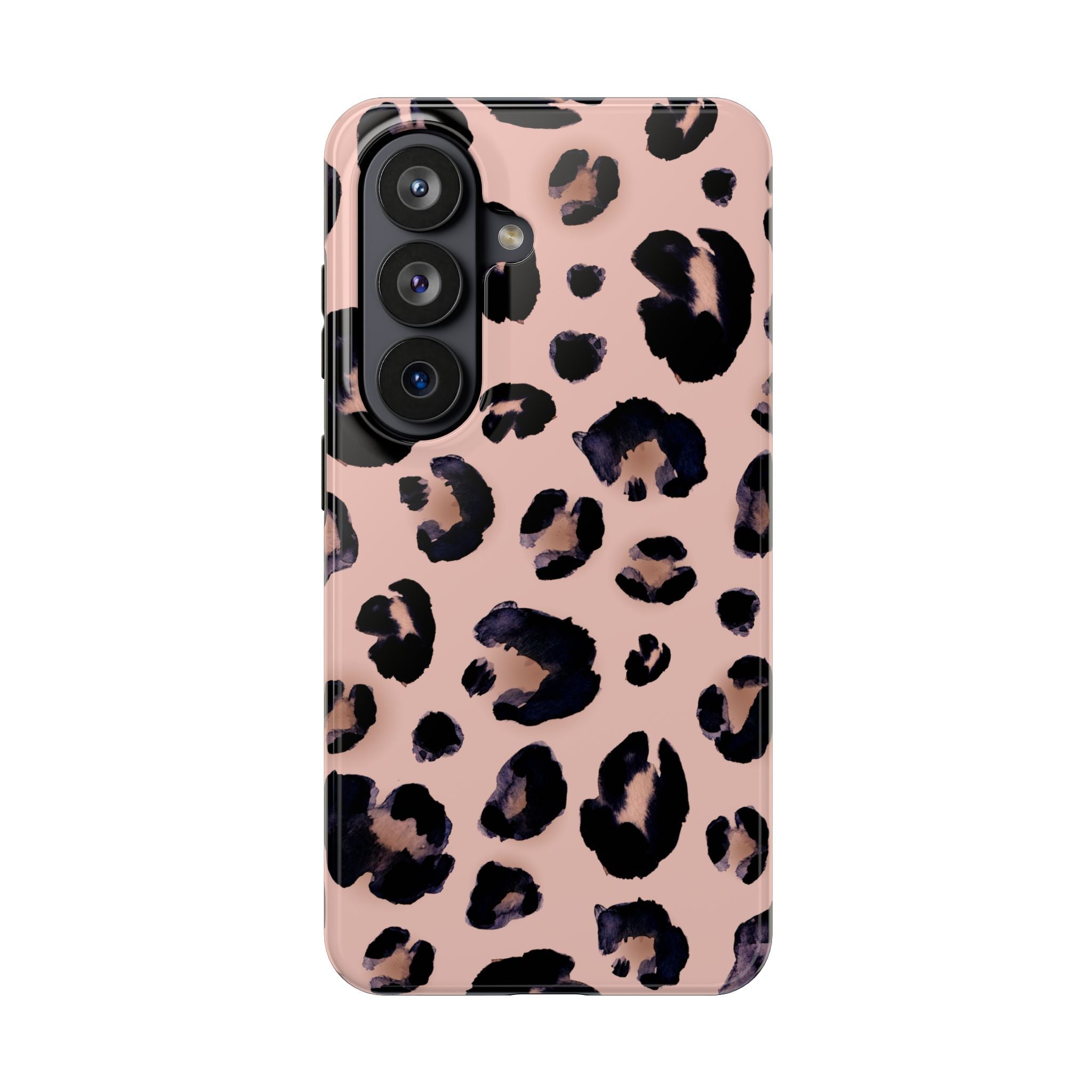 Leopard Print Tough Phone Case — Pink Animal Print Protective Cover