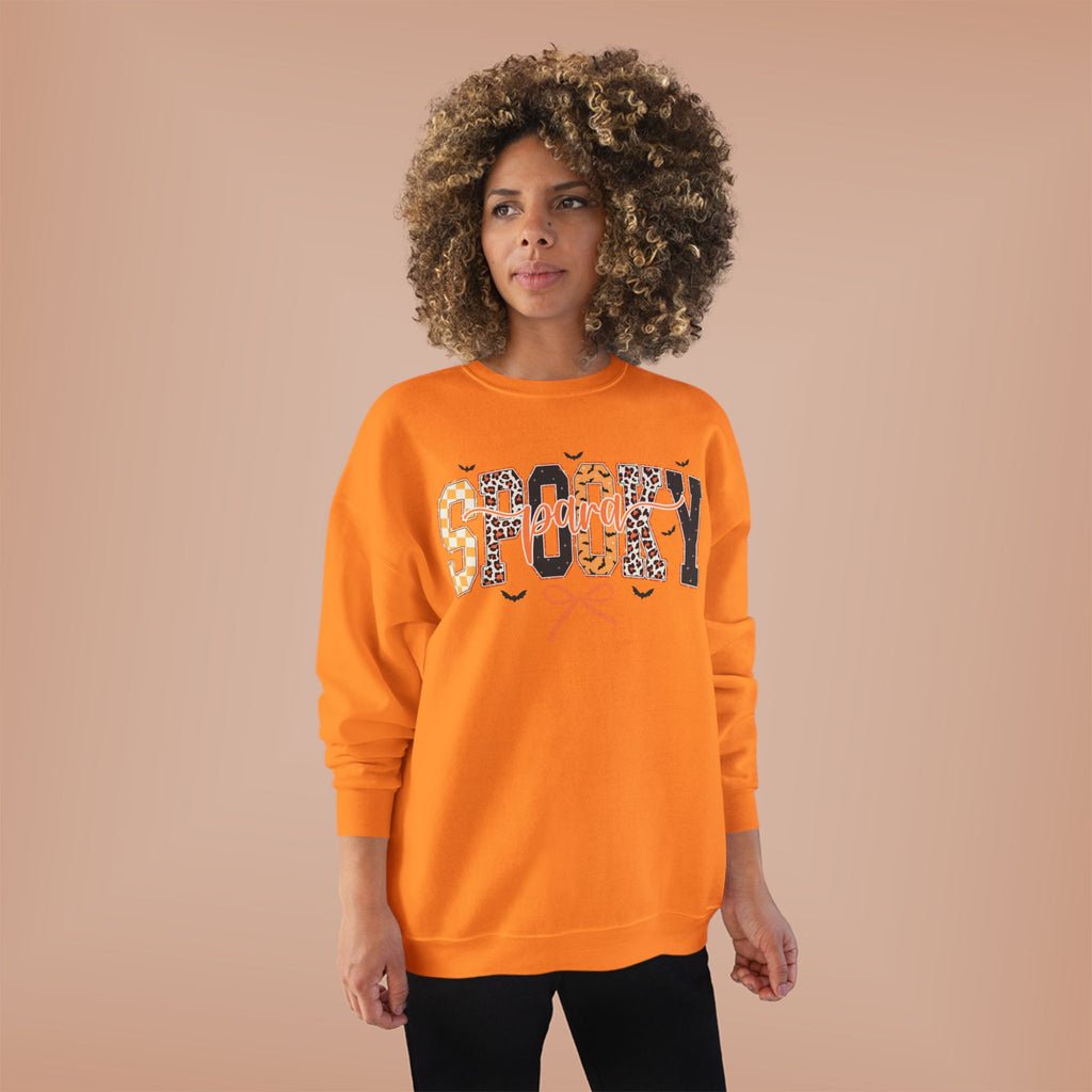 Spooky Leopard Halloween Crewneck Sweatshirt