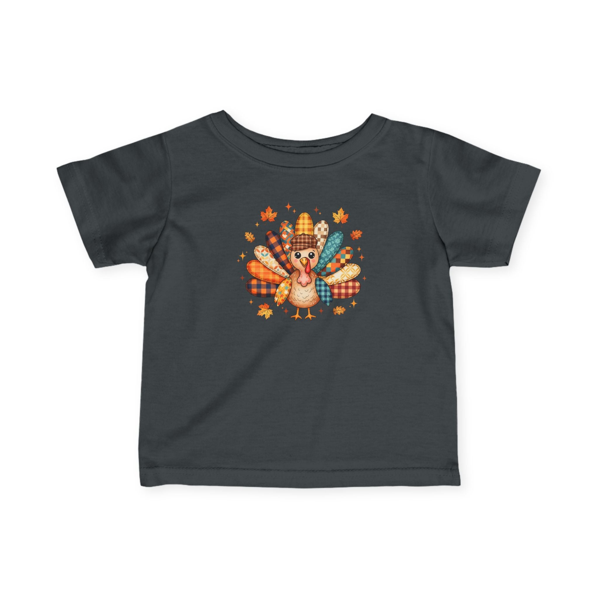 Infant Tee — Cute Thanksgiving Turkey Graphic Baby Shirt