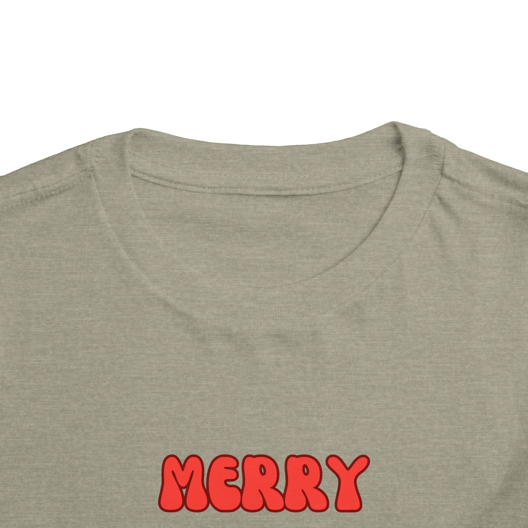 Merry Christmas Penguin Toddler Tee