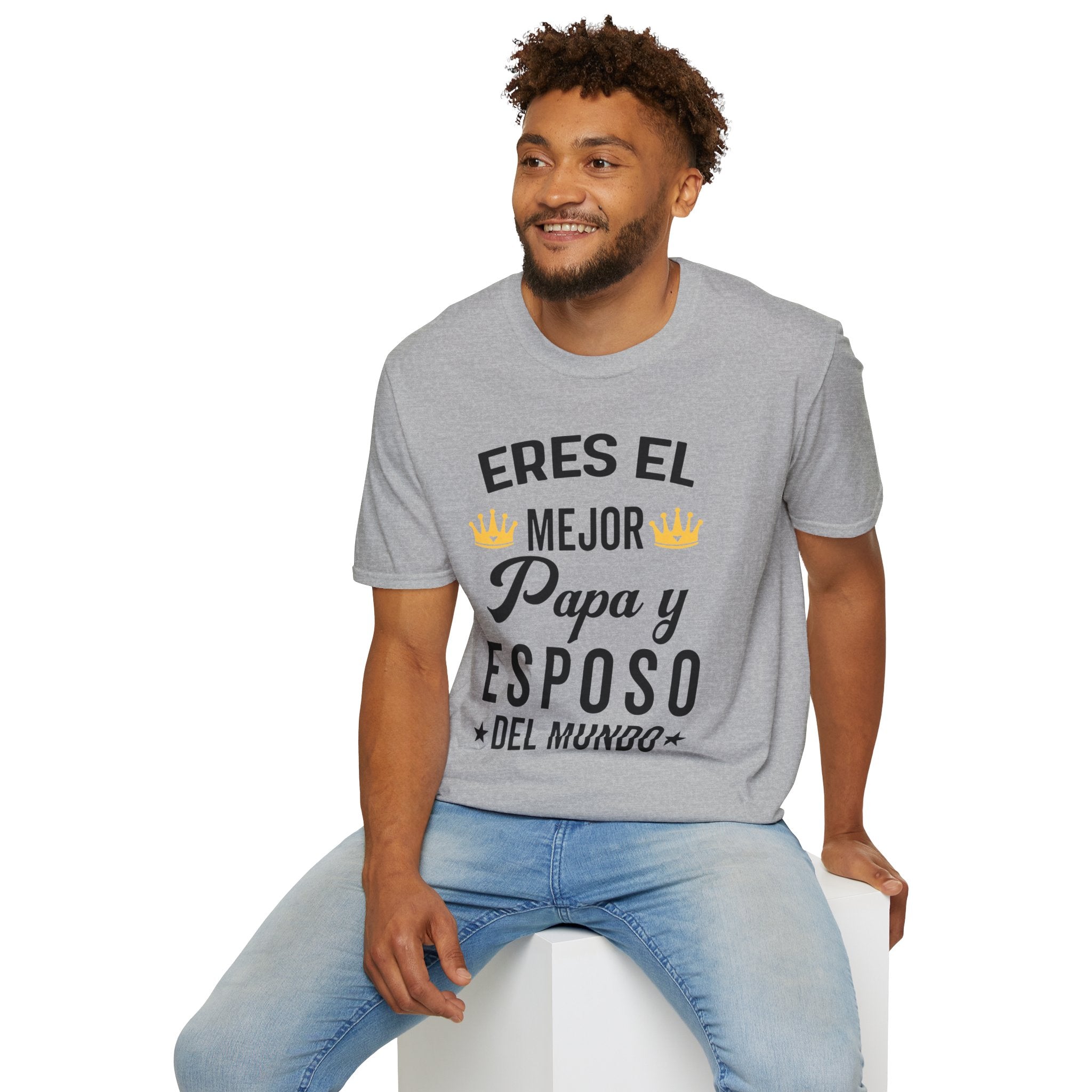 T-Shirt — "Eres el mejor papá y esposo del mundo" Spanish Father's Day Tee