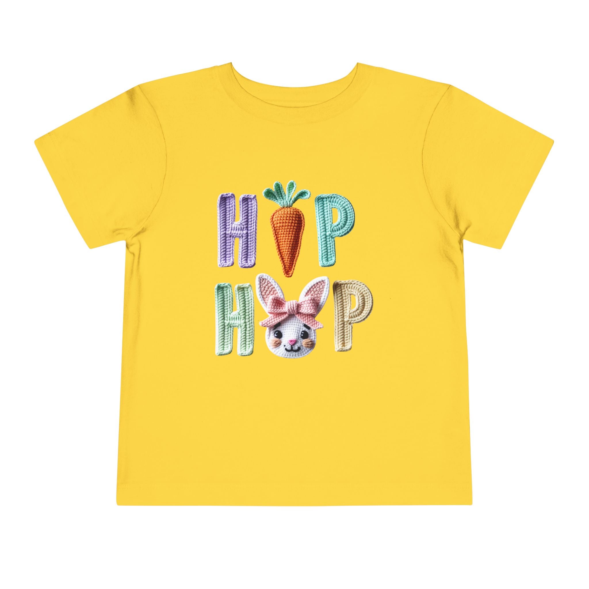 Hip Hop Easter Toddler Tee — Cute Bunny & Carrot Kids Shirt