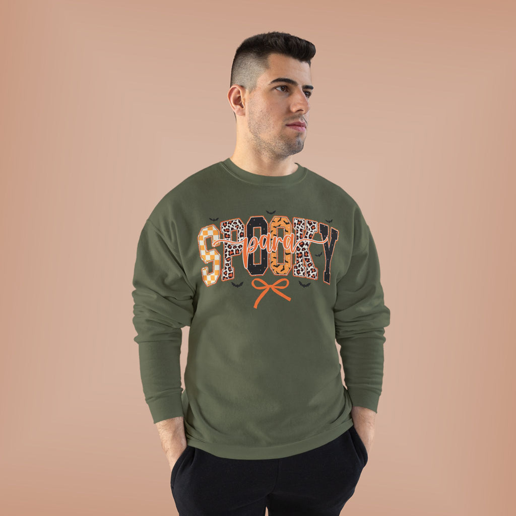 Spooky Leopard Halloween Crewneck Sweatshirt