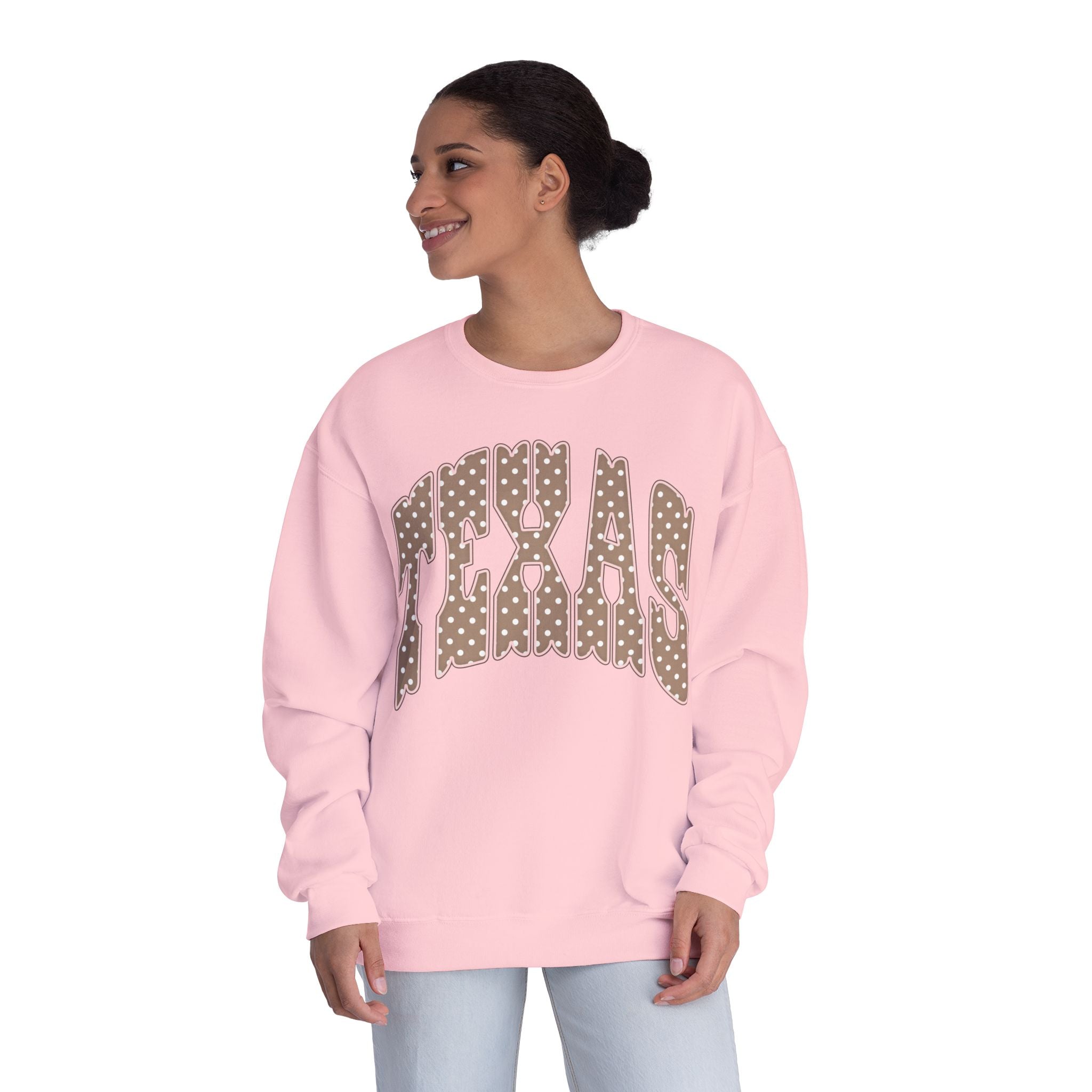 Texas Leopard Print Crewneck Sweatshirt
