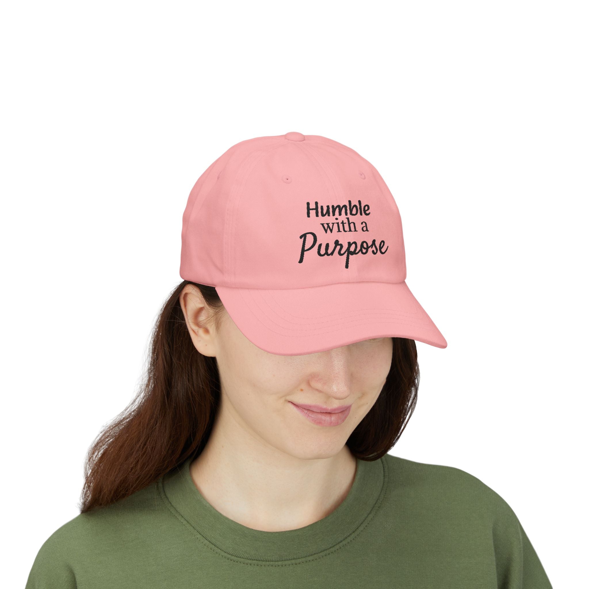 Dad Cap — "Humble with a Purpose" Embroidered Baseball Hat