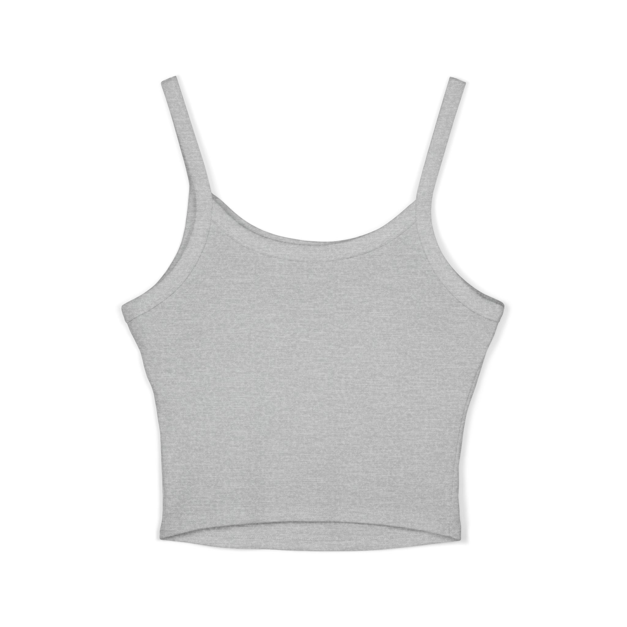 Mini Leopard Print Crop Tank Top — Women's Spaghetti Strap Graphic