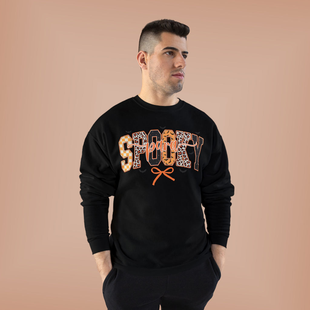 Spooky Leopard Halloween Crewneck Sweatshirt
