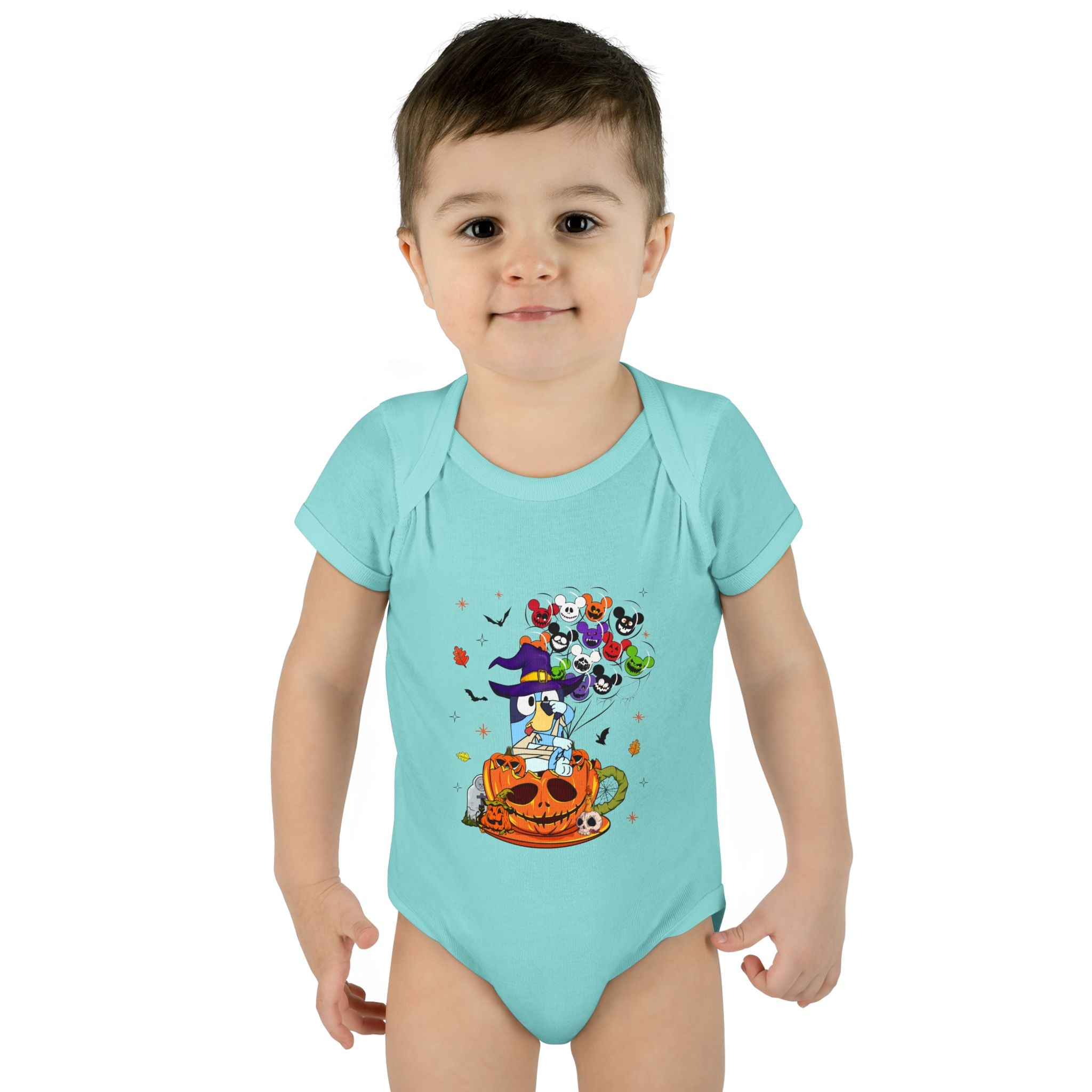 Infant Halloween Witch Pumpkin Bodysuit – Cute Baby Trick-or-Treat Costume