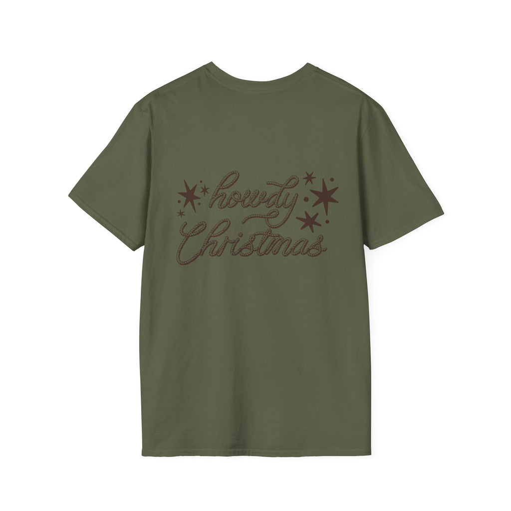 Western Christmas Tee — Cowboy Hat & Boots Holiday Shirt
