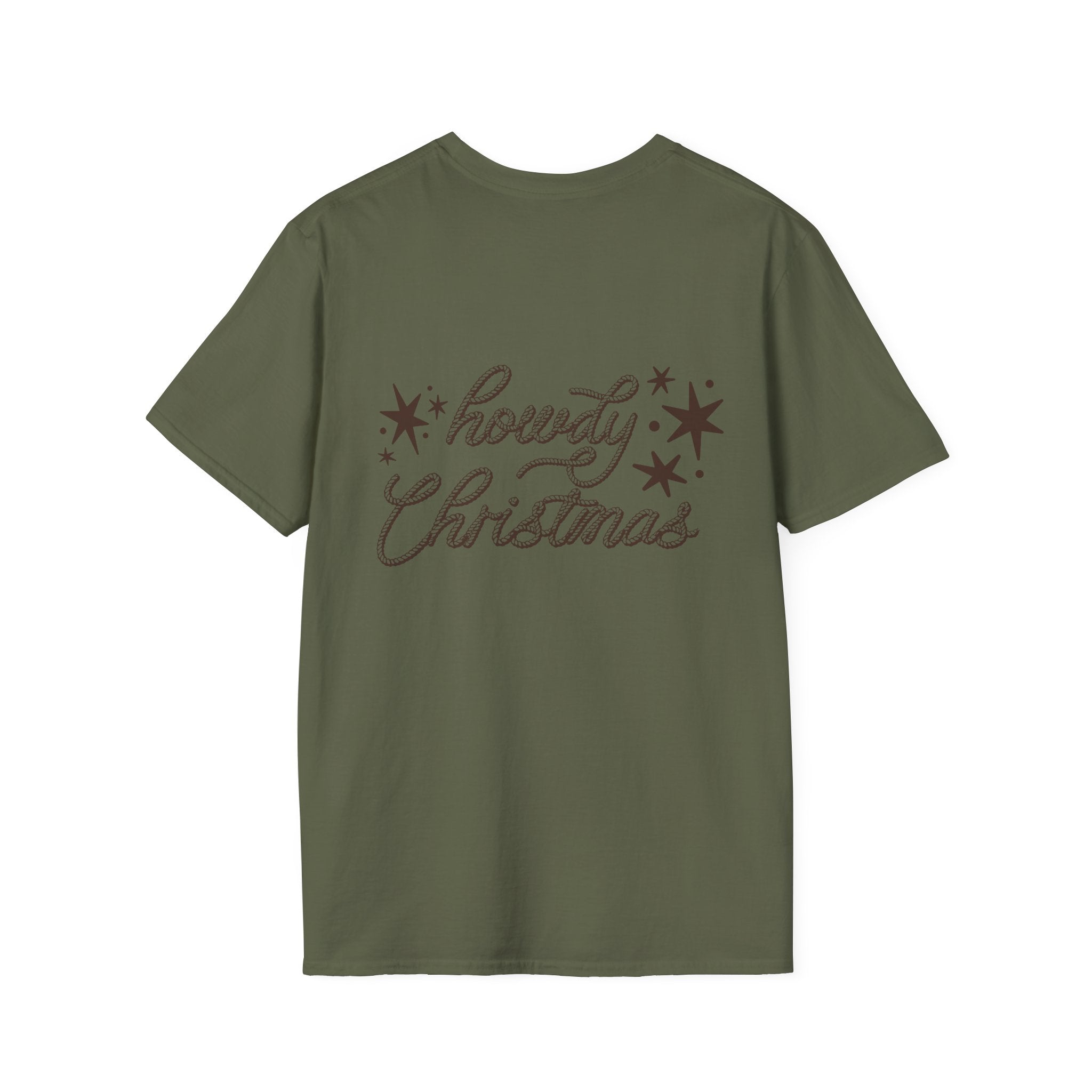 Western Christmas Tee — Cowboy Hat & Boots Holiday Shirt