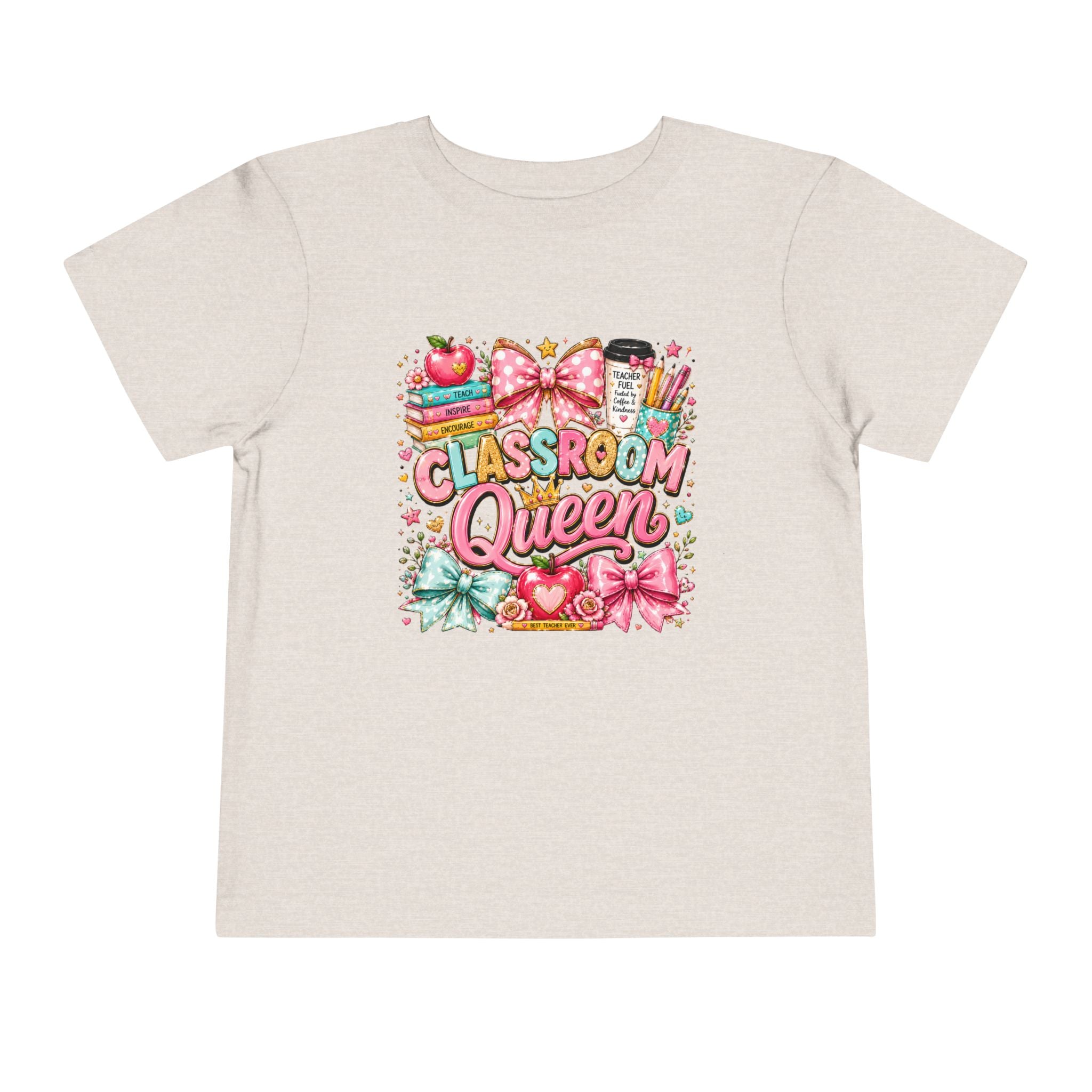 Classroom Queen Toddler T-Shirt — Cute School Teacher Inspired Tee