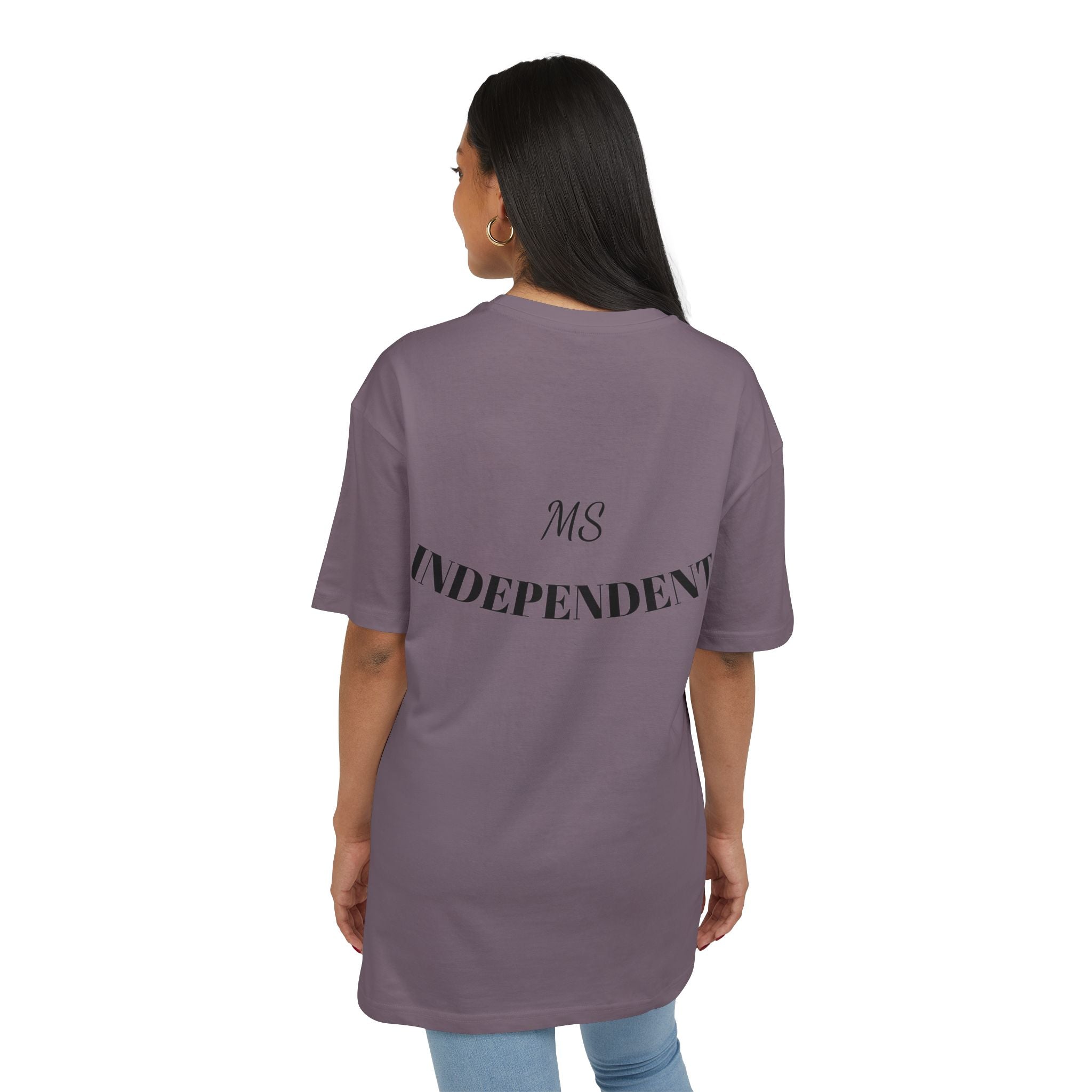 Ms Independent Oversize Tee — Graphic Statement T‑Shirt