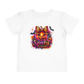 Toddler Tee — "Spooky Season" Pumpkin Bow Halloween Shirt
