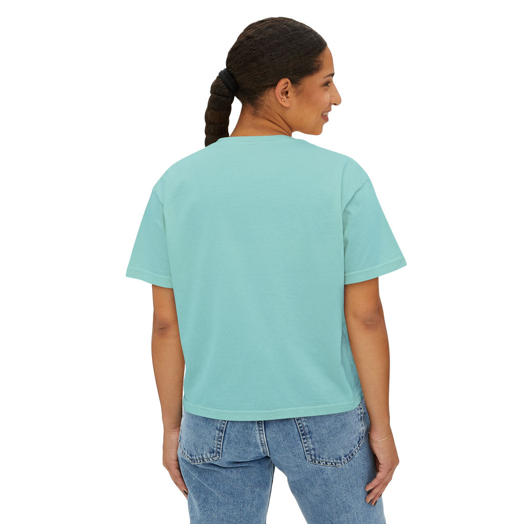 Booked & Beautiful Women's Boxy Tee — Empowering Black Girl Magic Graphic Shirt
