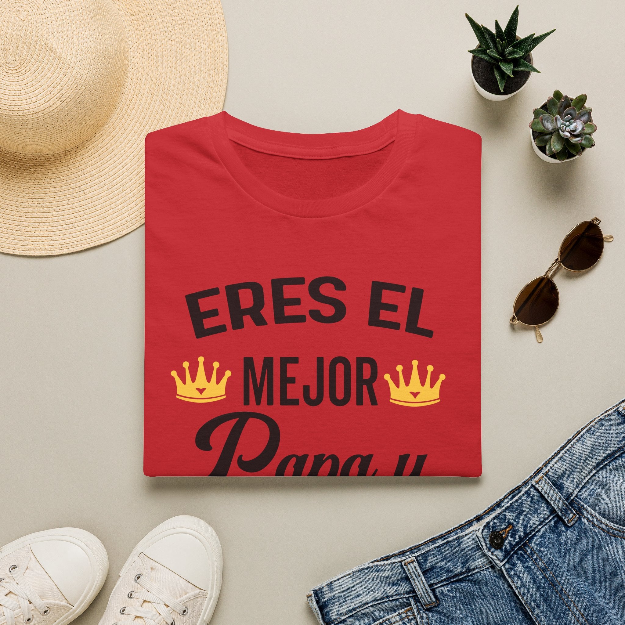 T-Shirt — "Eres el mejor papá y esposo del mundo" Spanish Father's Day Tee