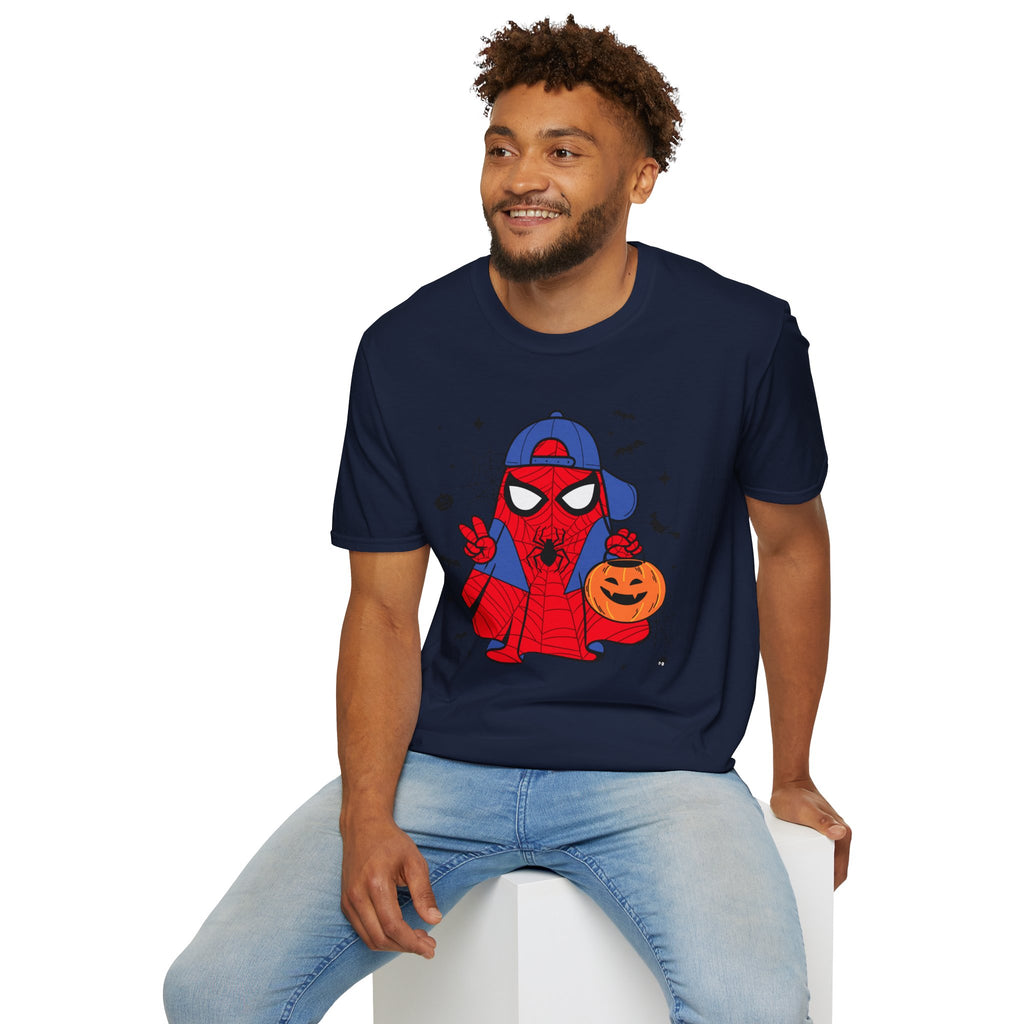 Spidey Trick-or-Treat T-Shirt — Cute Halloween Spider-Man Costume Tee