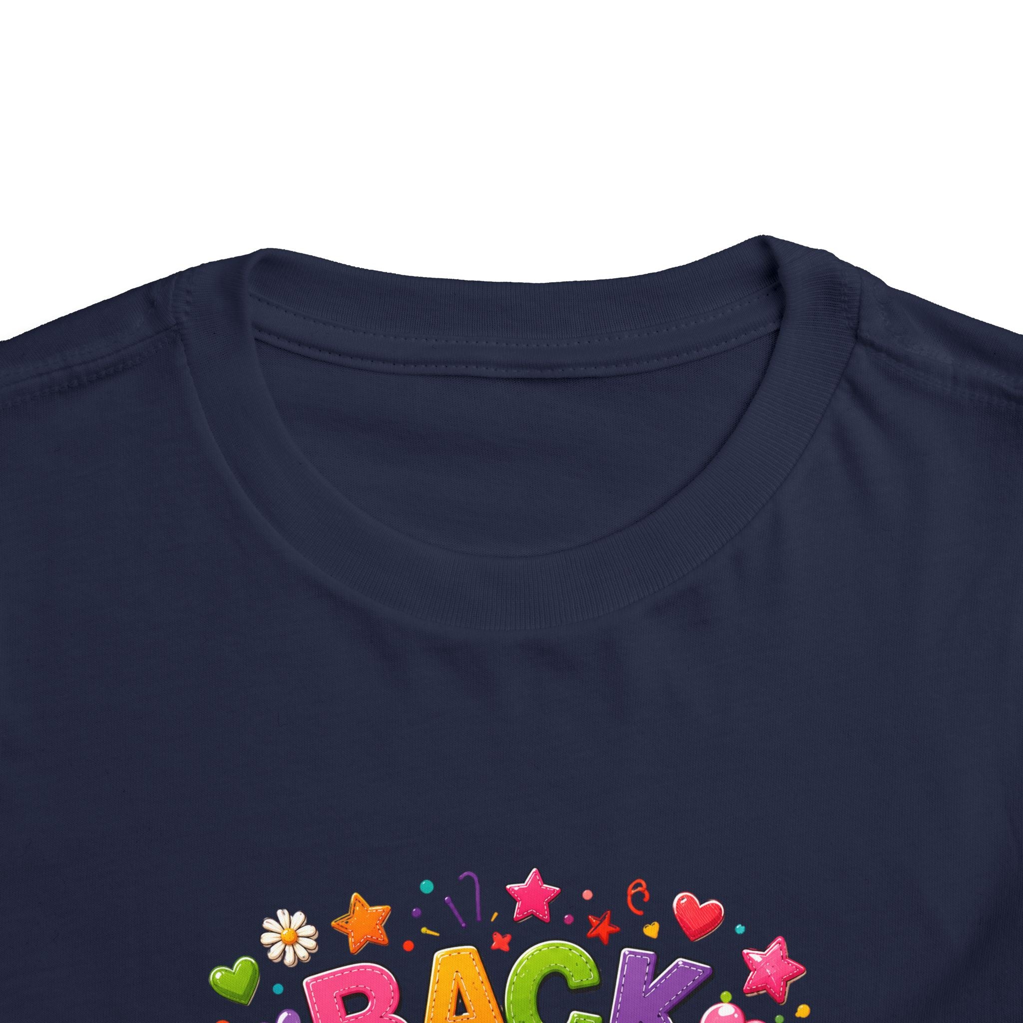 Back to School Toddler Tee – Cute Kawaii School Supplies Graphic