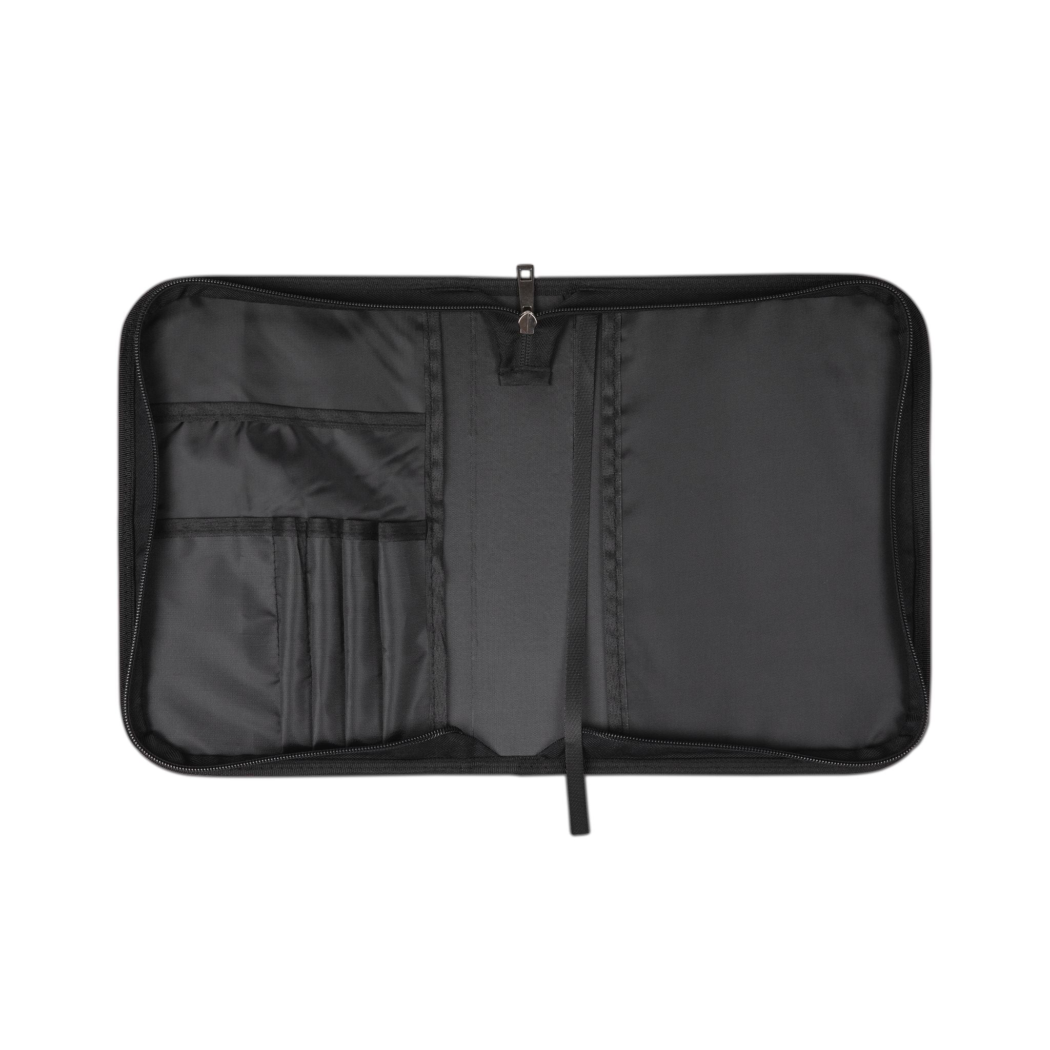 Bible Cover — Minimal Black Heart Zippered Bible Cover