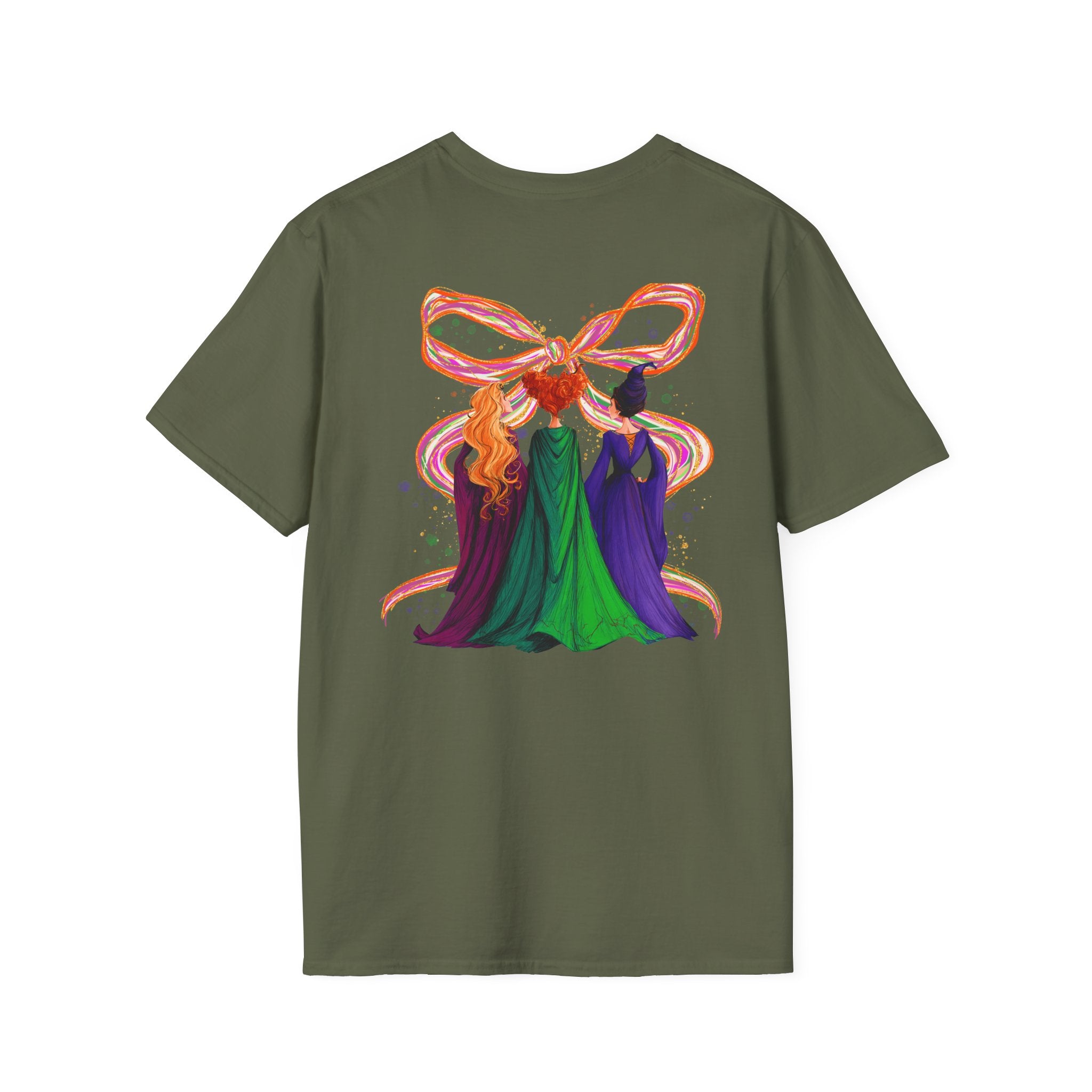 Hocus Pocus Halloween T‑Shirt — Colorful Witch Sisters Movie Tribute