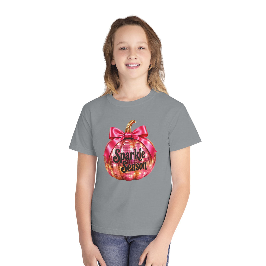 Sparkle Season Pumpkin Youth T‑Shirt