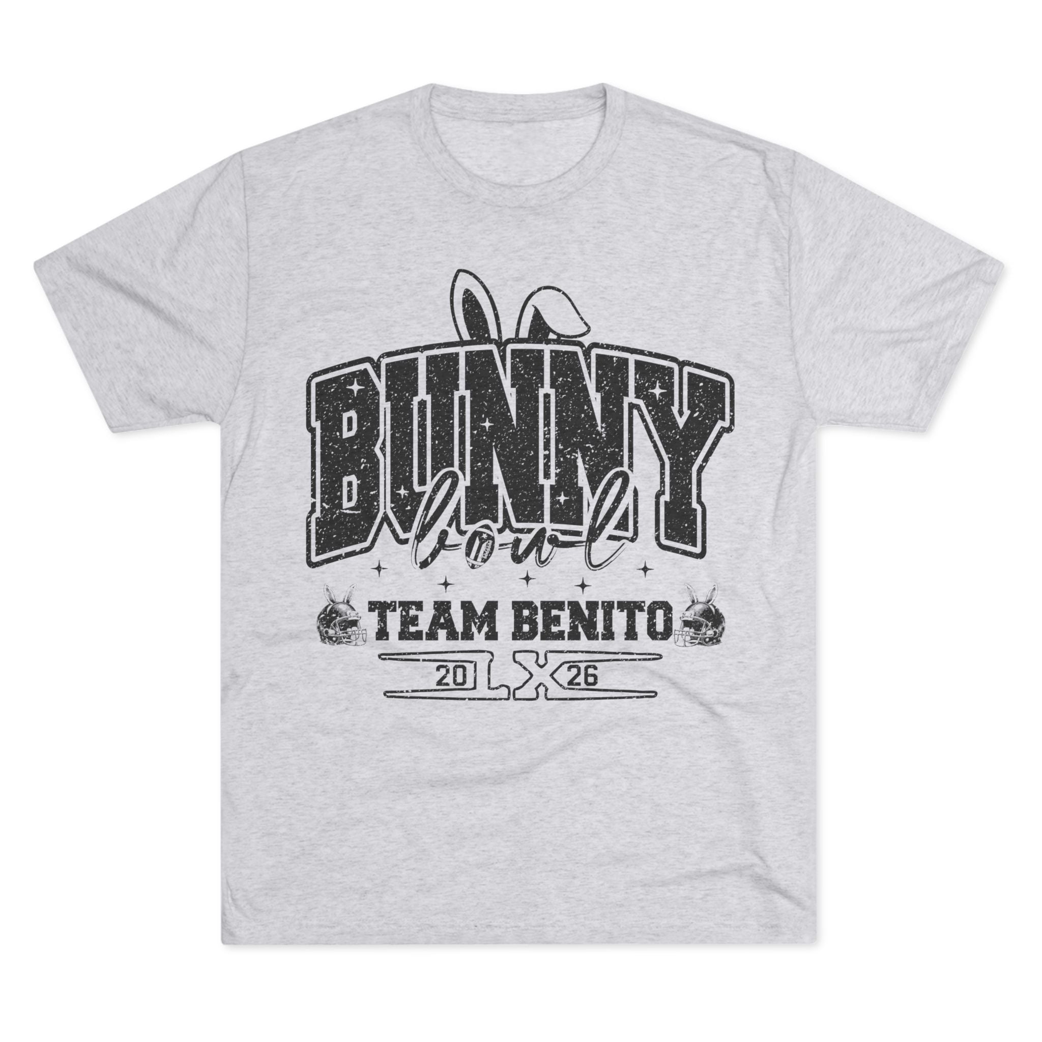 Bunny Bowl Team Benito Tee — Vintage Sports Easter Rabbit Graphic Shirt