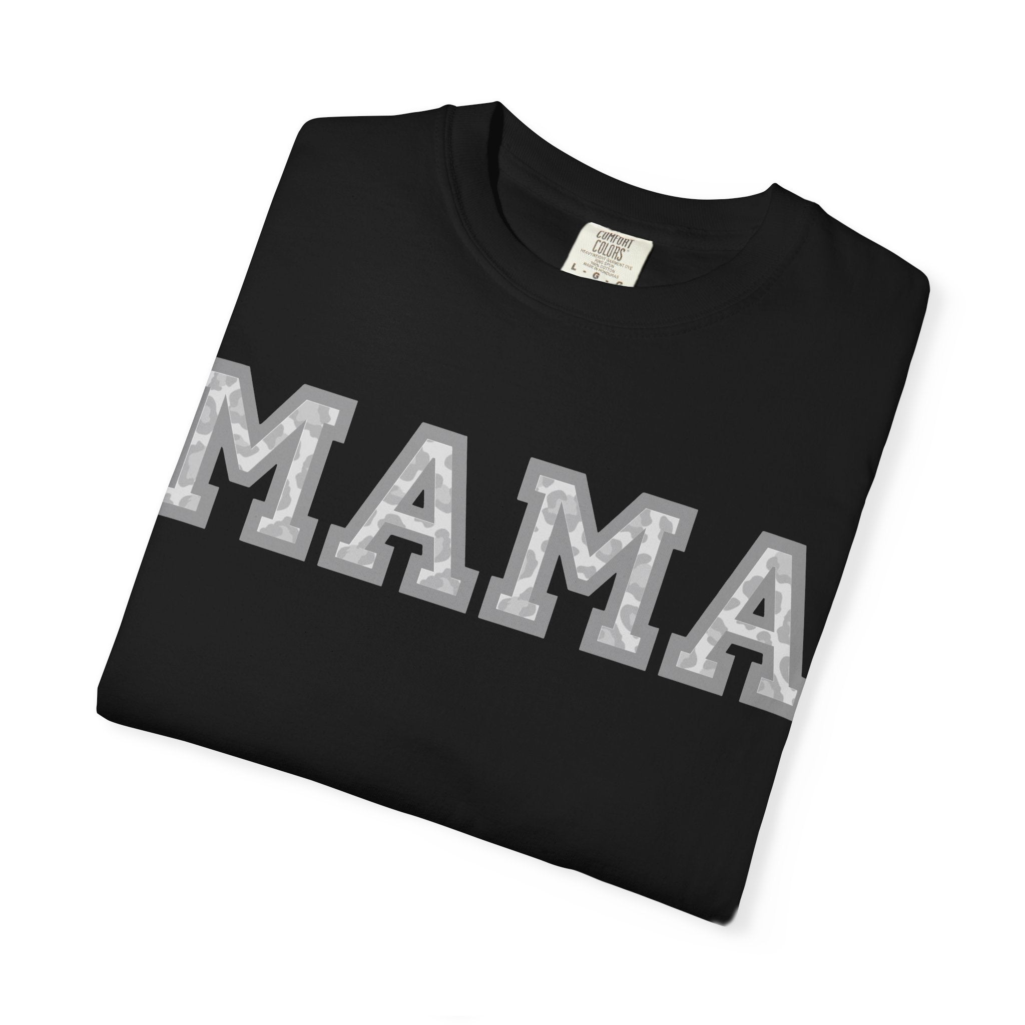 Mama Graphic T-Shirt Vintage Varsity Mom Tee for Mother's Day & Everyday