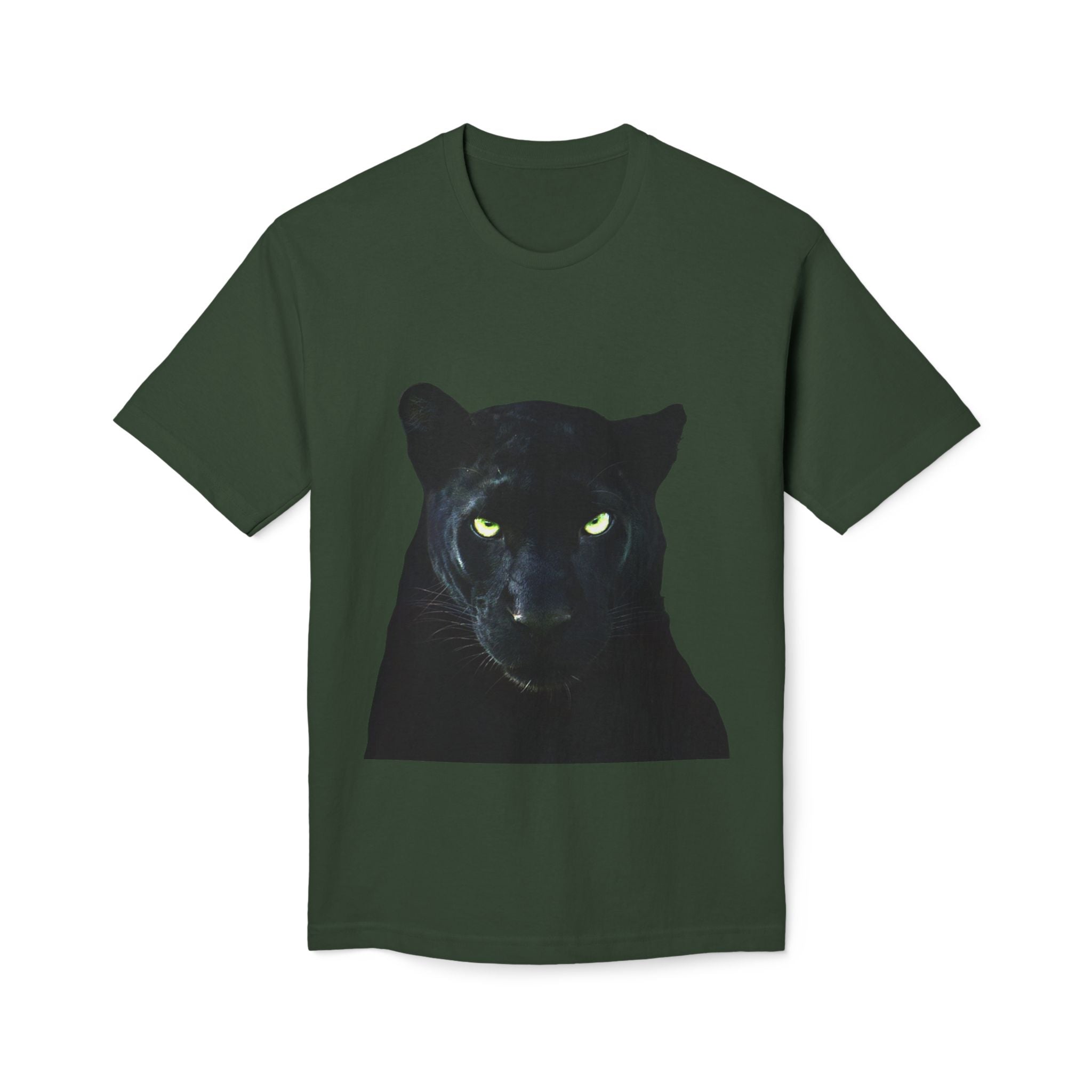 Black Panther Portrait T-Shirt — Bold Cat Graphic Tee