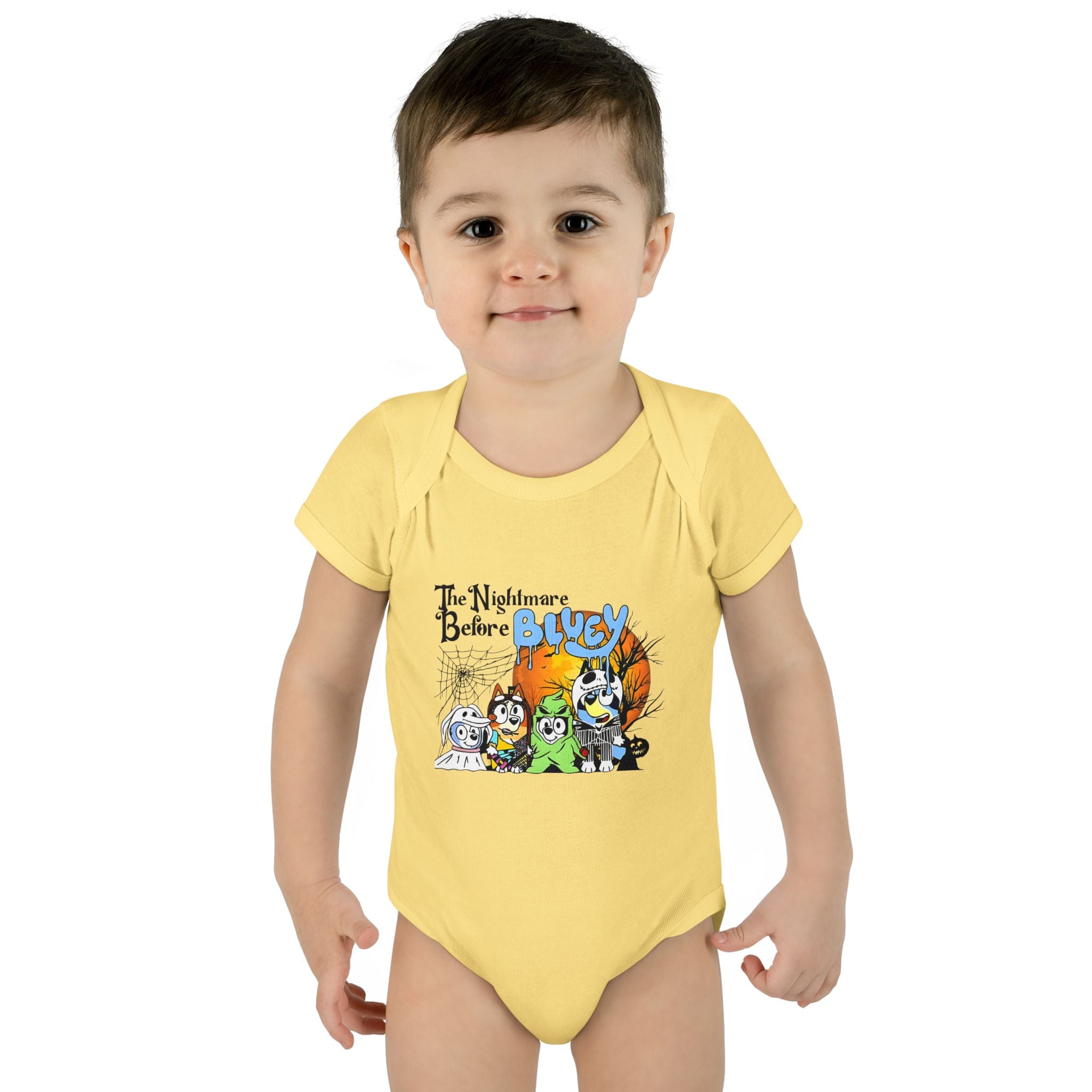Baby Bodysuit - Cute Cartoon Halloween Infant Onesie