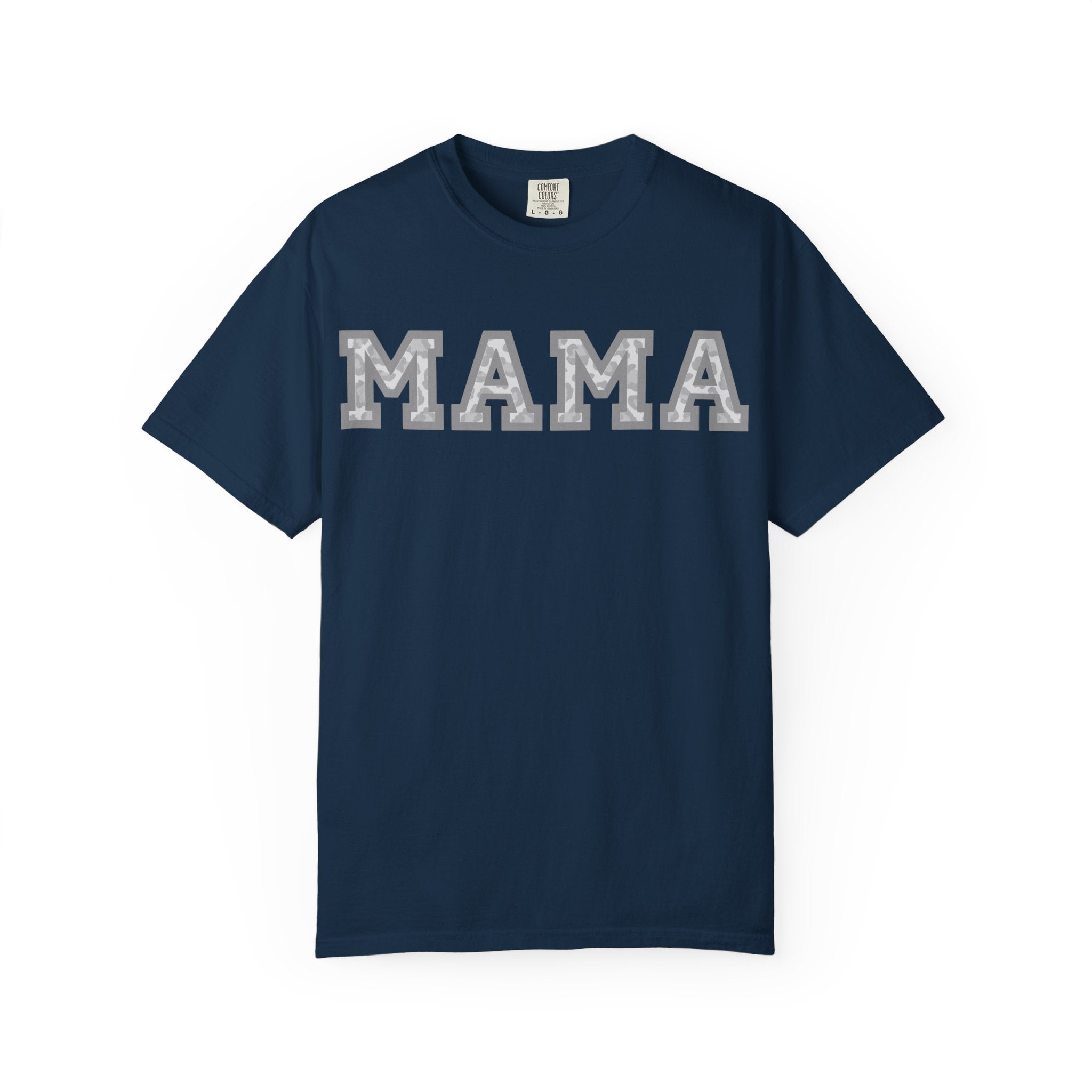 Mama Graphic T-Shirt Vintage Varsity Mom Tee for Mother's Day & Everyday