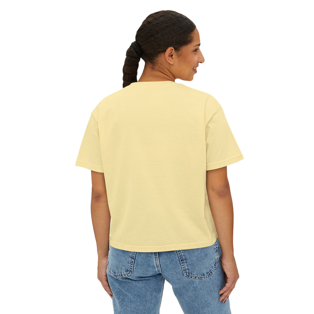 Booked & Beautiful Women's Boxy Tee — Empowering Black Girl Magic Graphic Shirt