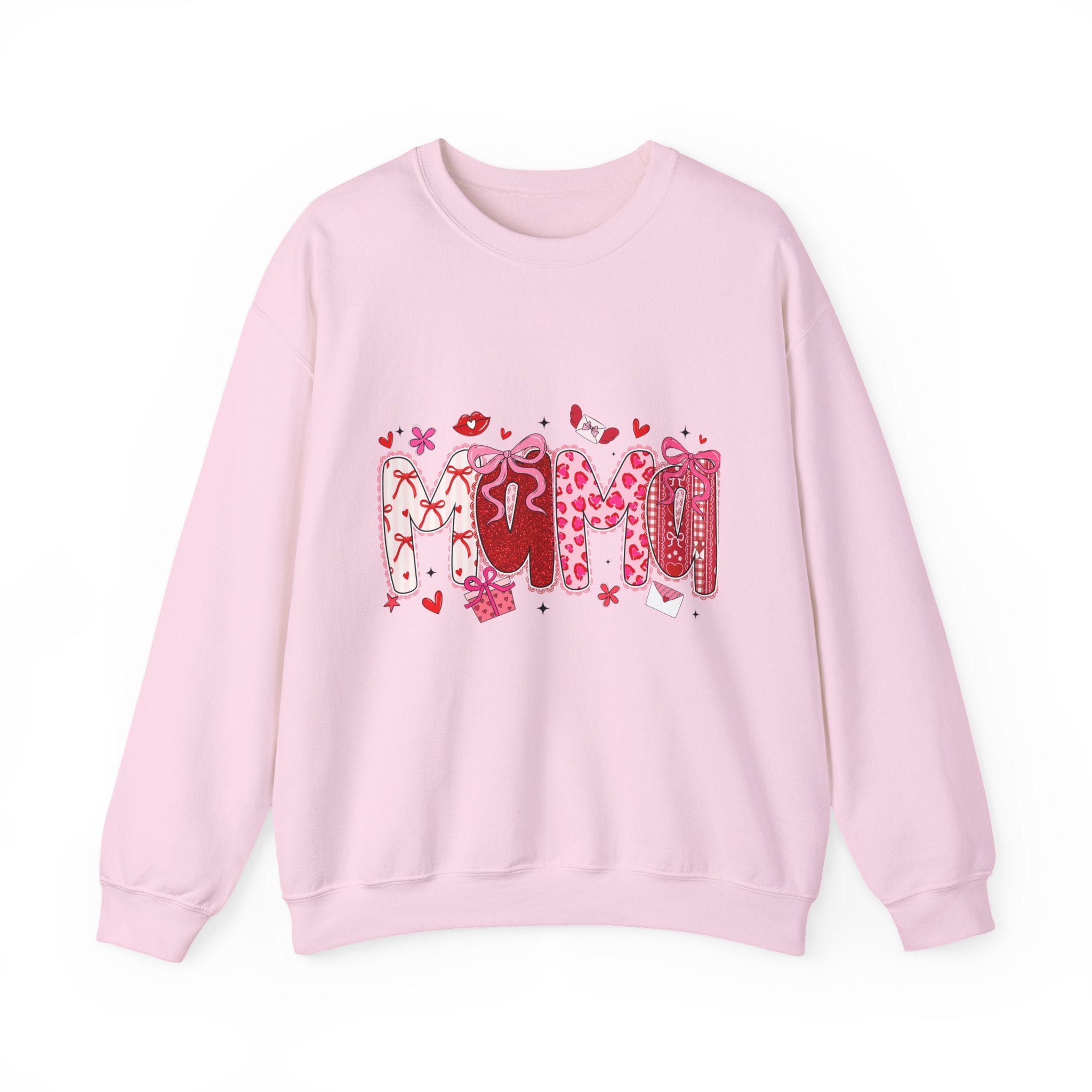 Heart Graphic Sweatshirt - Cute Valentine’s Day