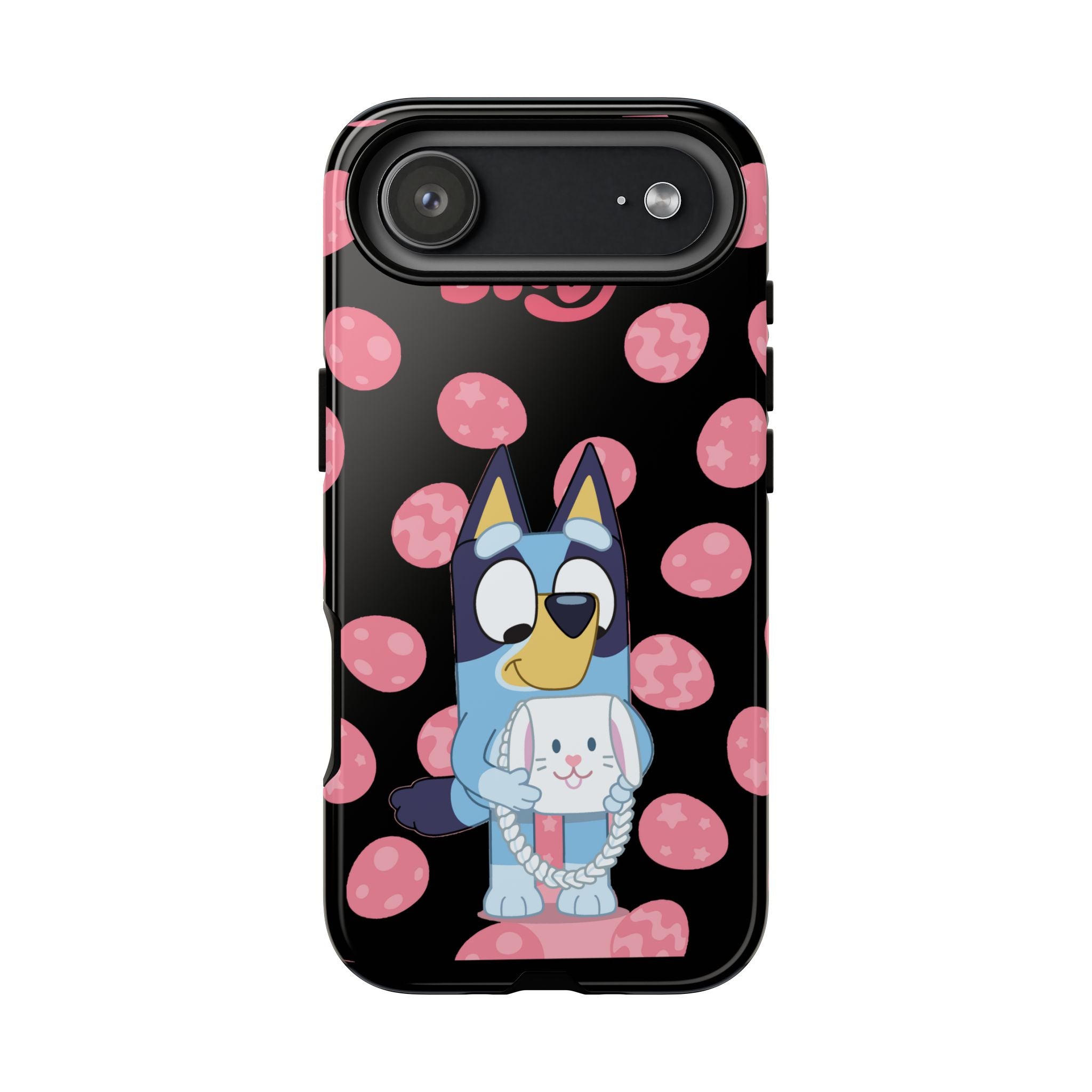 Bluey Holding Bunny phone case | Cute cartoon character phone case