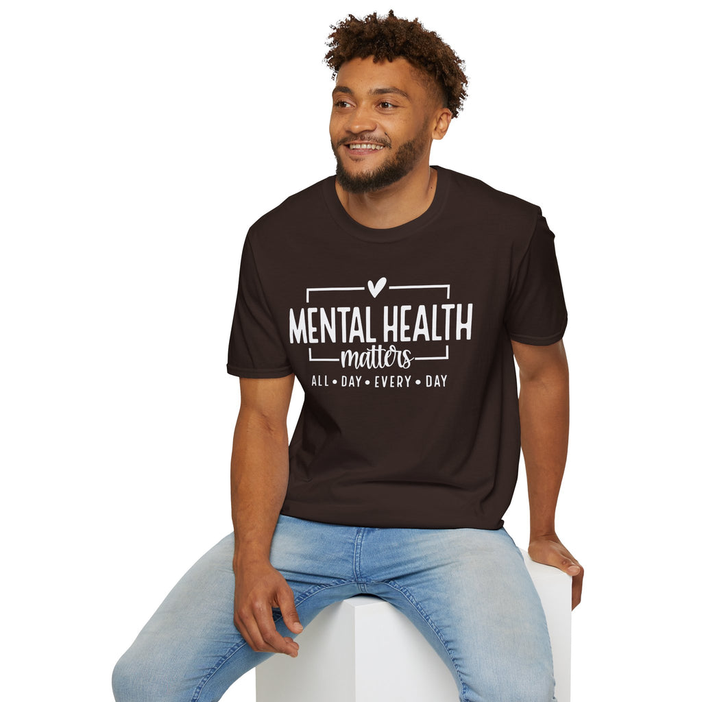 Mental Health Matters T-Shirt — "All Day • Every Day" Awareness Tee