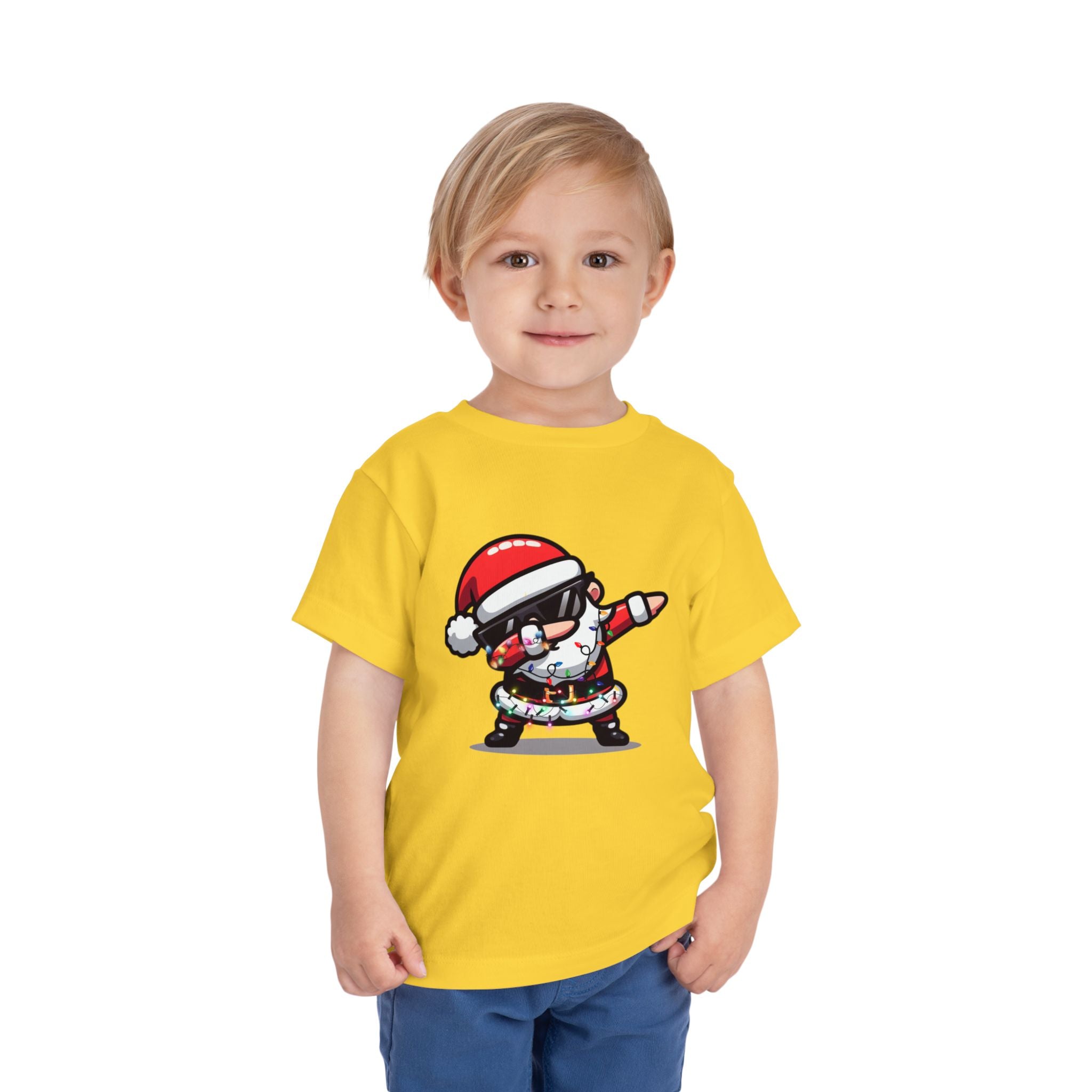 Toddler Tee — Dabbing Santa Holiday Kids Shirt