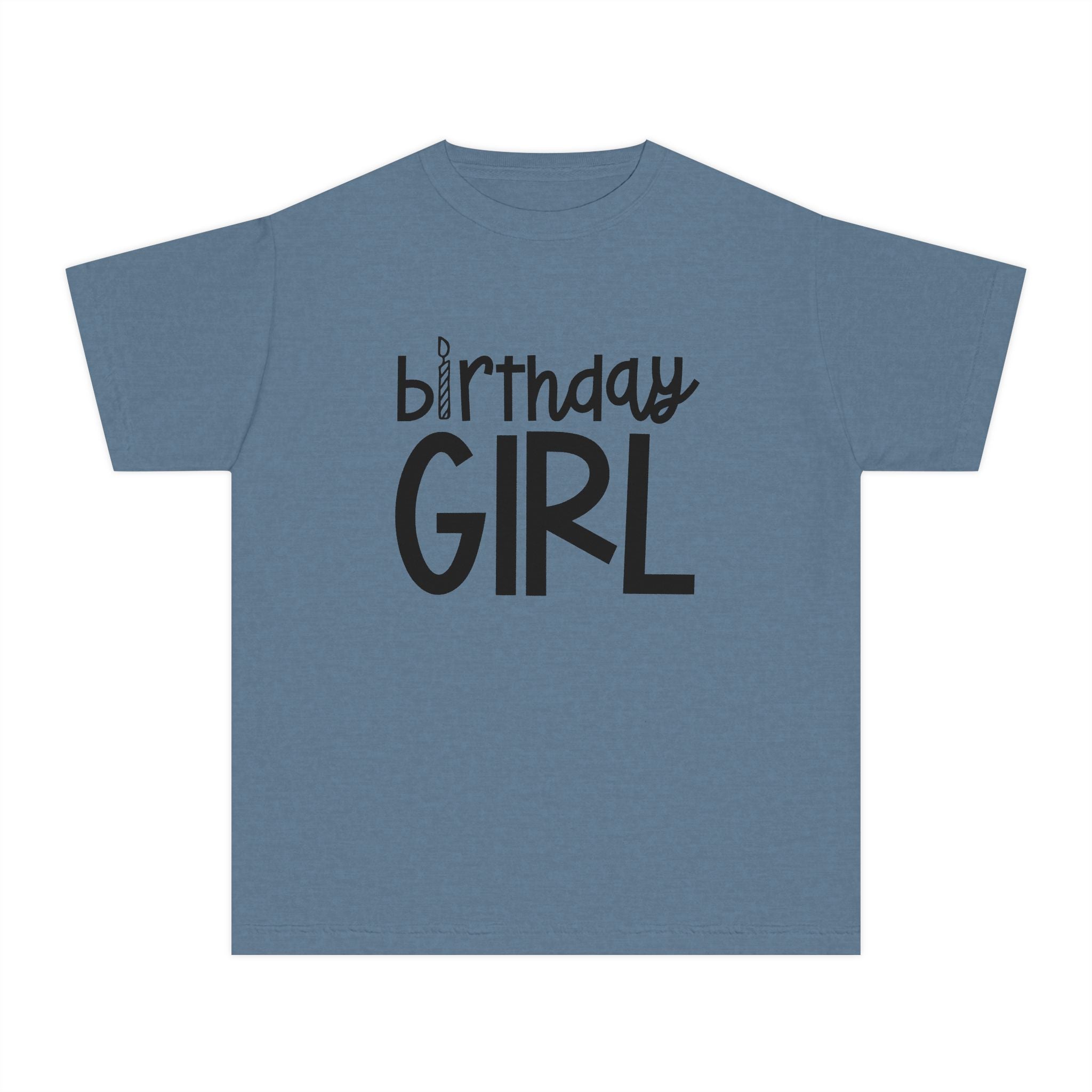 Birthday Girl Tee — Kids 4th Birthday Shirt with Pink Balloon Back Design