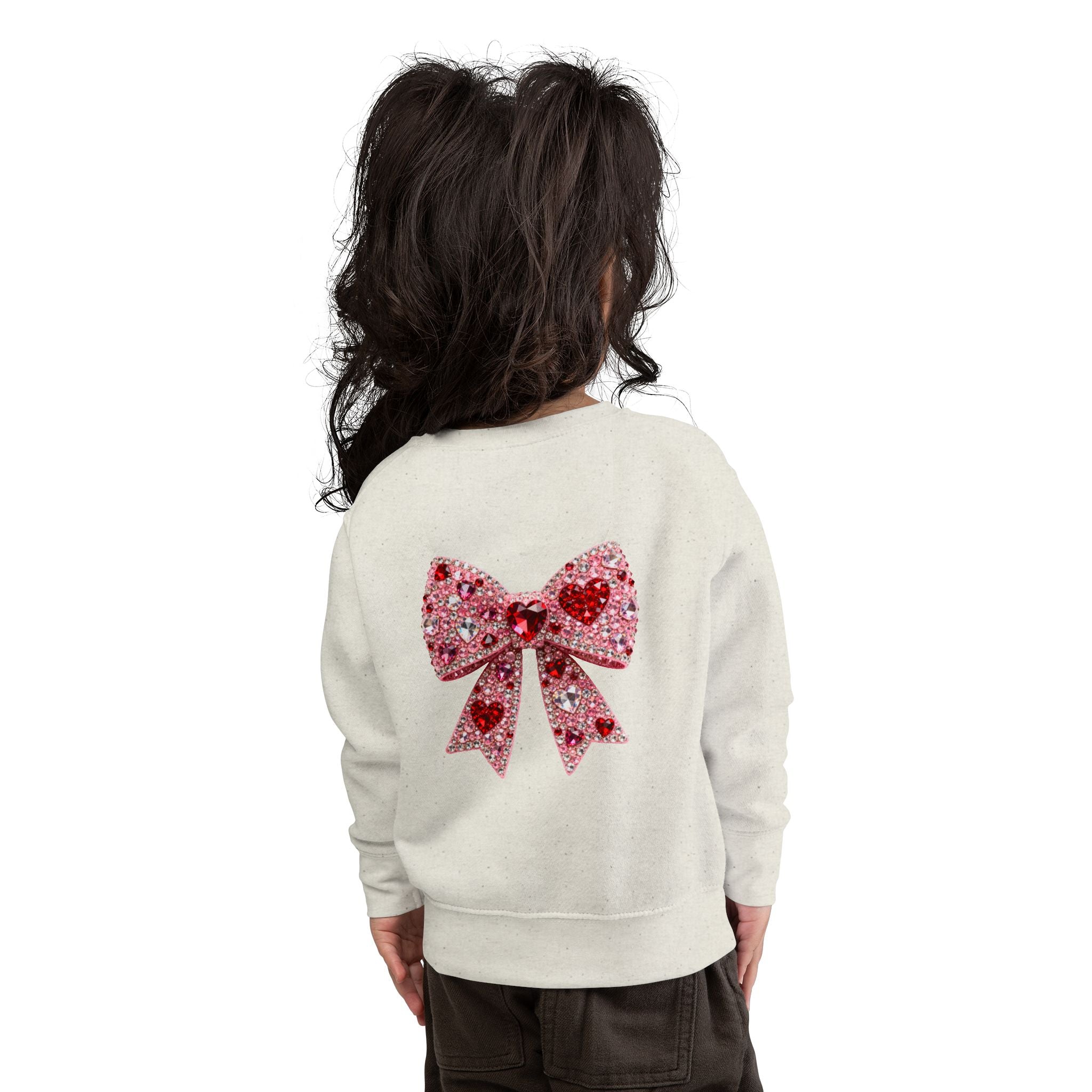 Toddler Sweatshirt — Pink Heart Huntrix