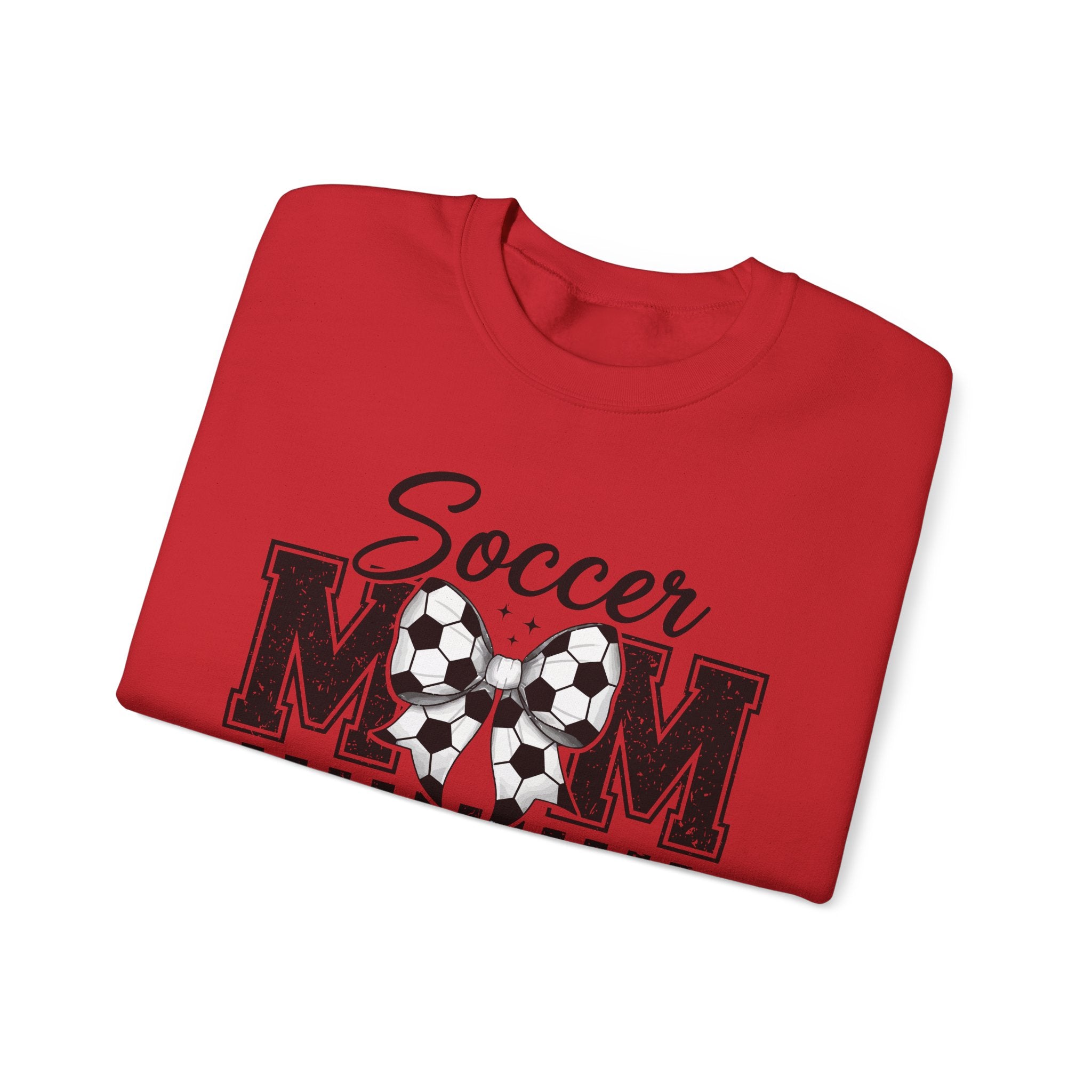 Soccer Mom Crewneck Sweatshirt — Vintage Soccer Ball Design