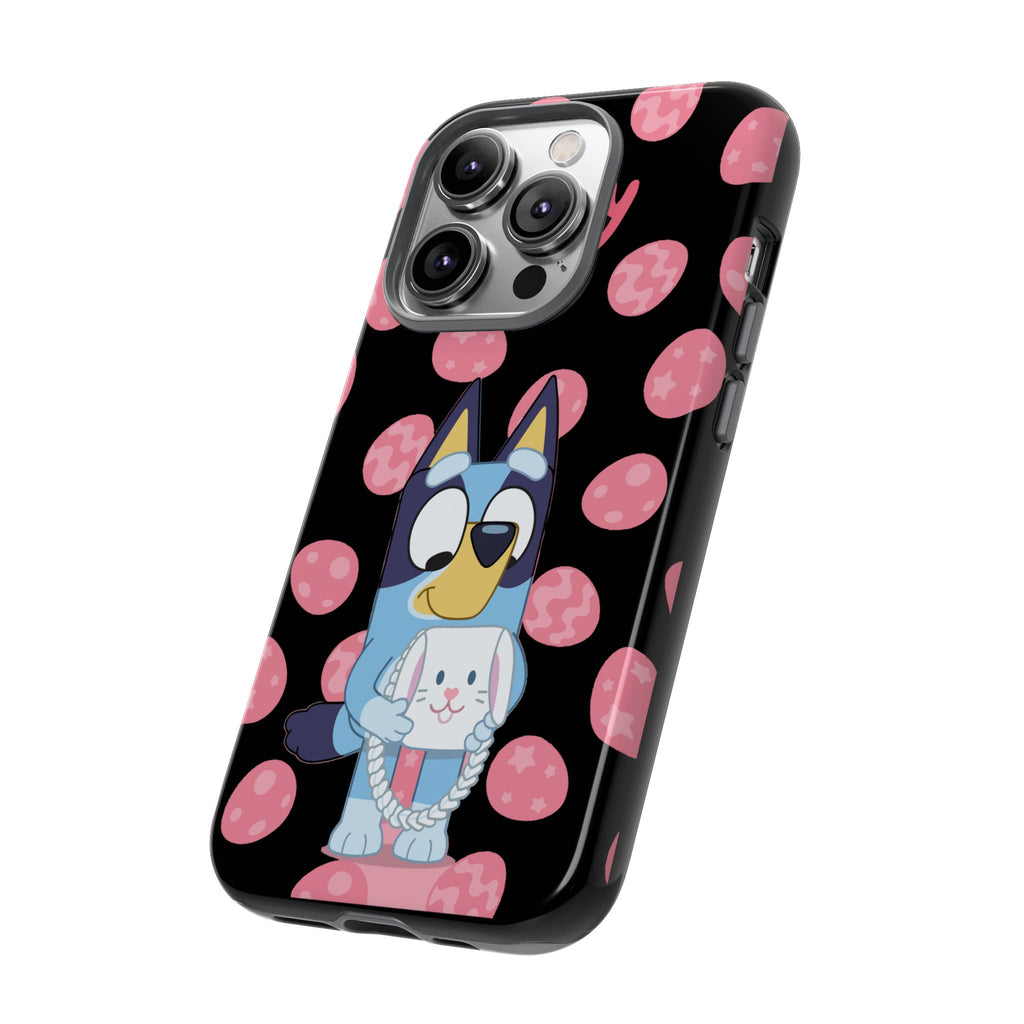 Bluey Holding Bunny phone case | Cute cartoon character phone case