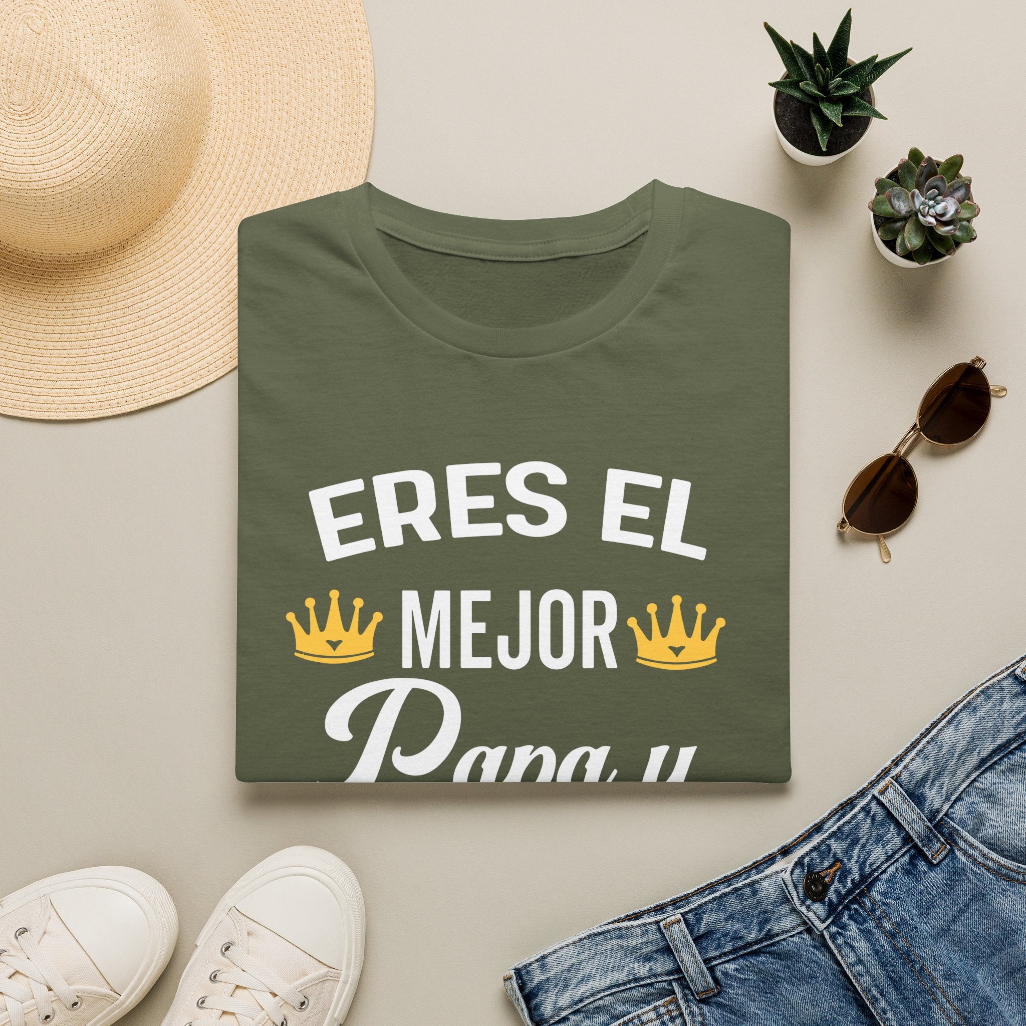 T-Shirt "Eres el Mejor Papa y Esposo del Mundo" – Regalo Día del Padre en Español