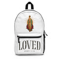 Loved John 3:16 Backpack — Religious Virgin Mary Christian School Bag