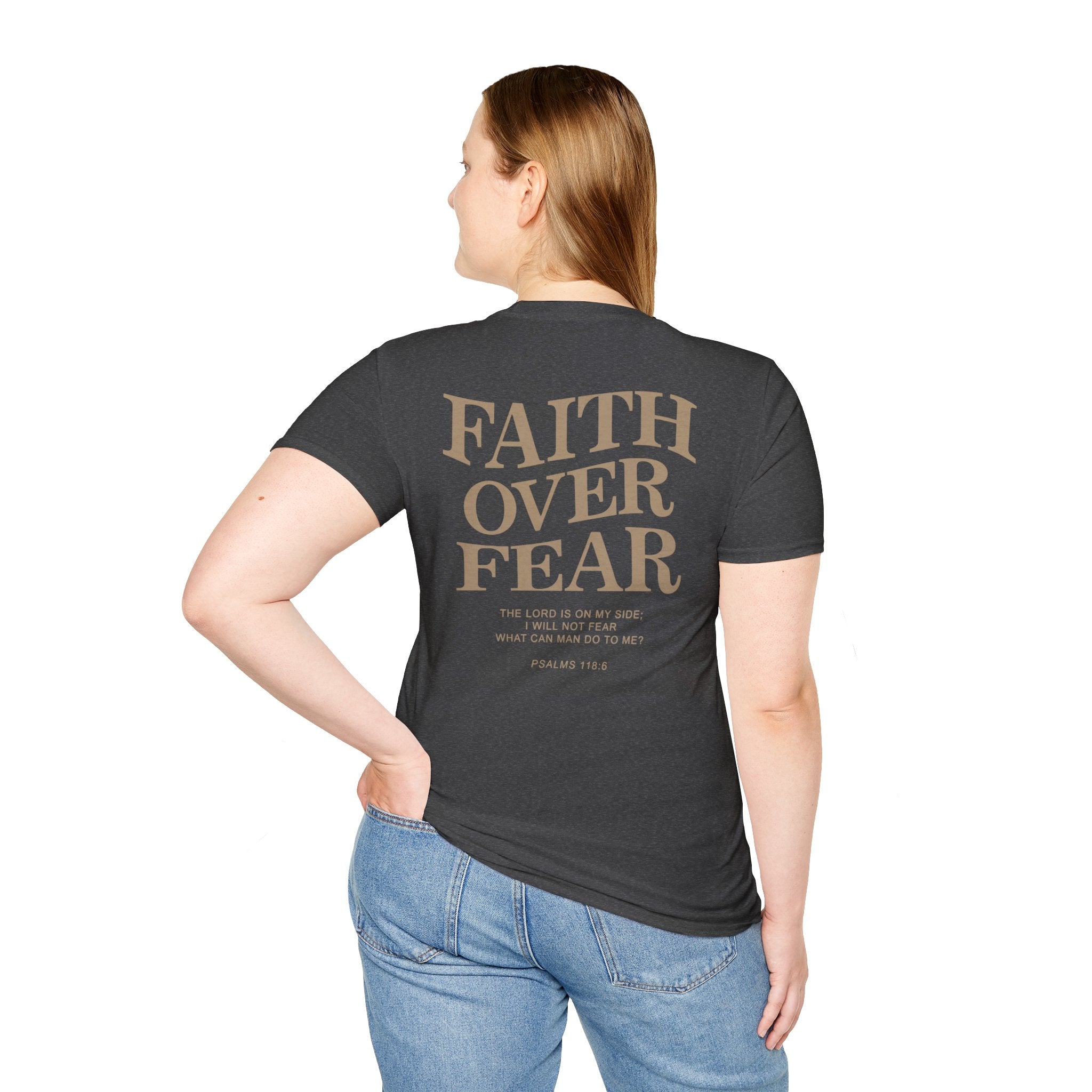 Faith Over Fear T-Shirt — Inspirational Christian Tee